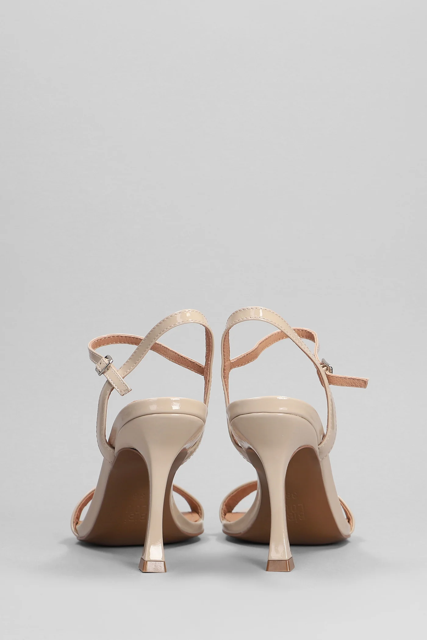 Lotus 85 Sandals in powder patent leather - Image 4