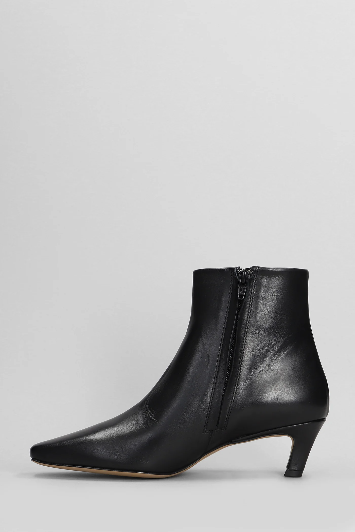 Magda High heels Ankle boots in black leather - Image 3