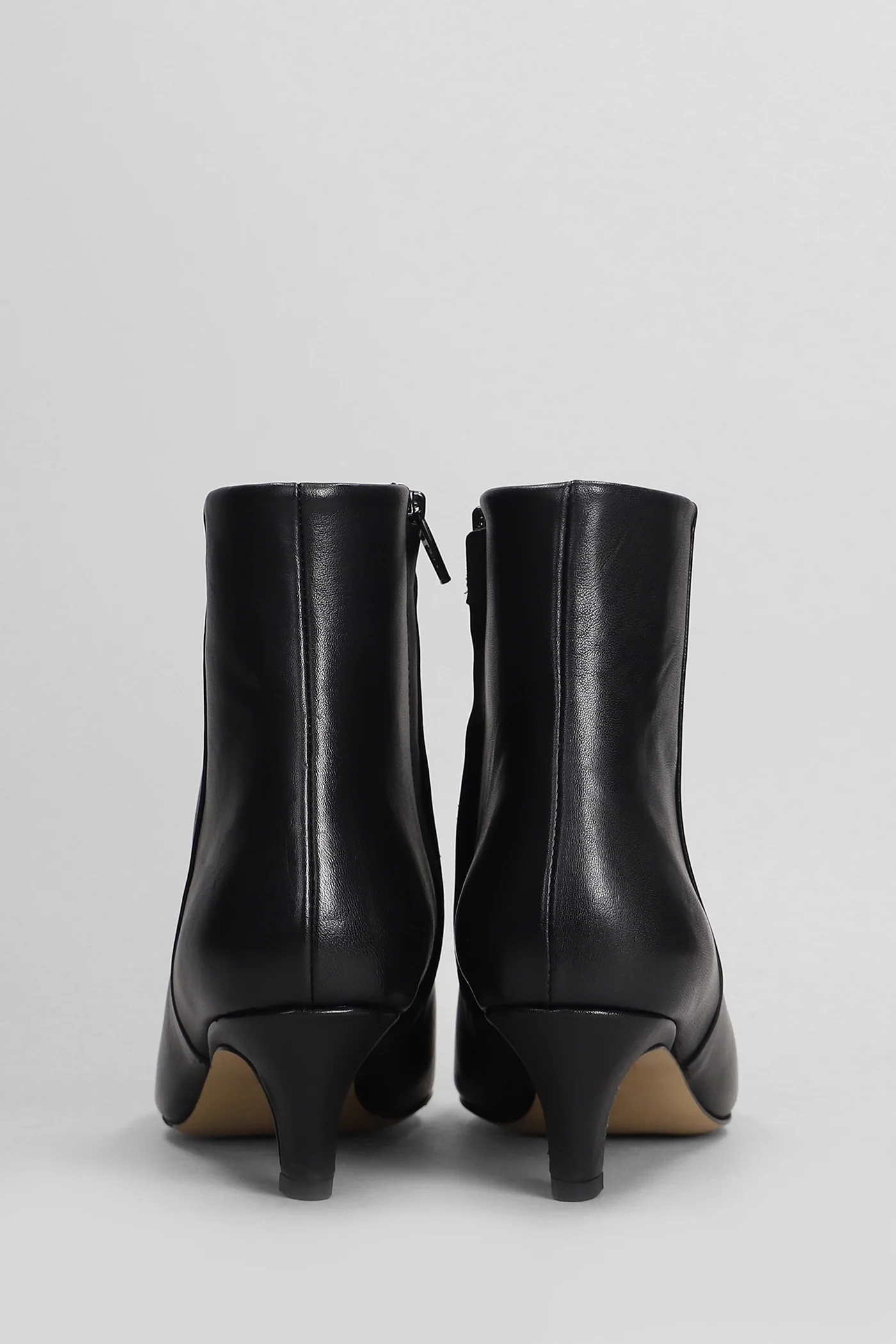 Magda High heels Ankle boots in black leather - Image 4