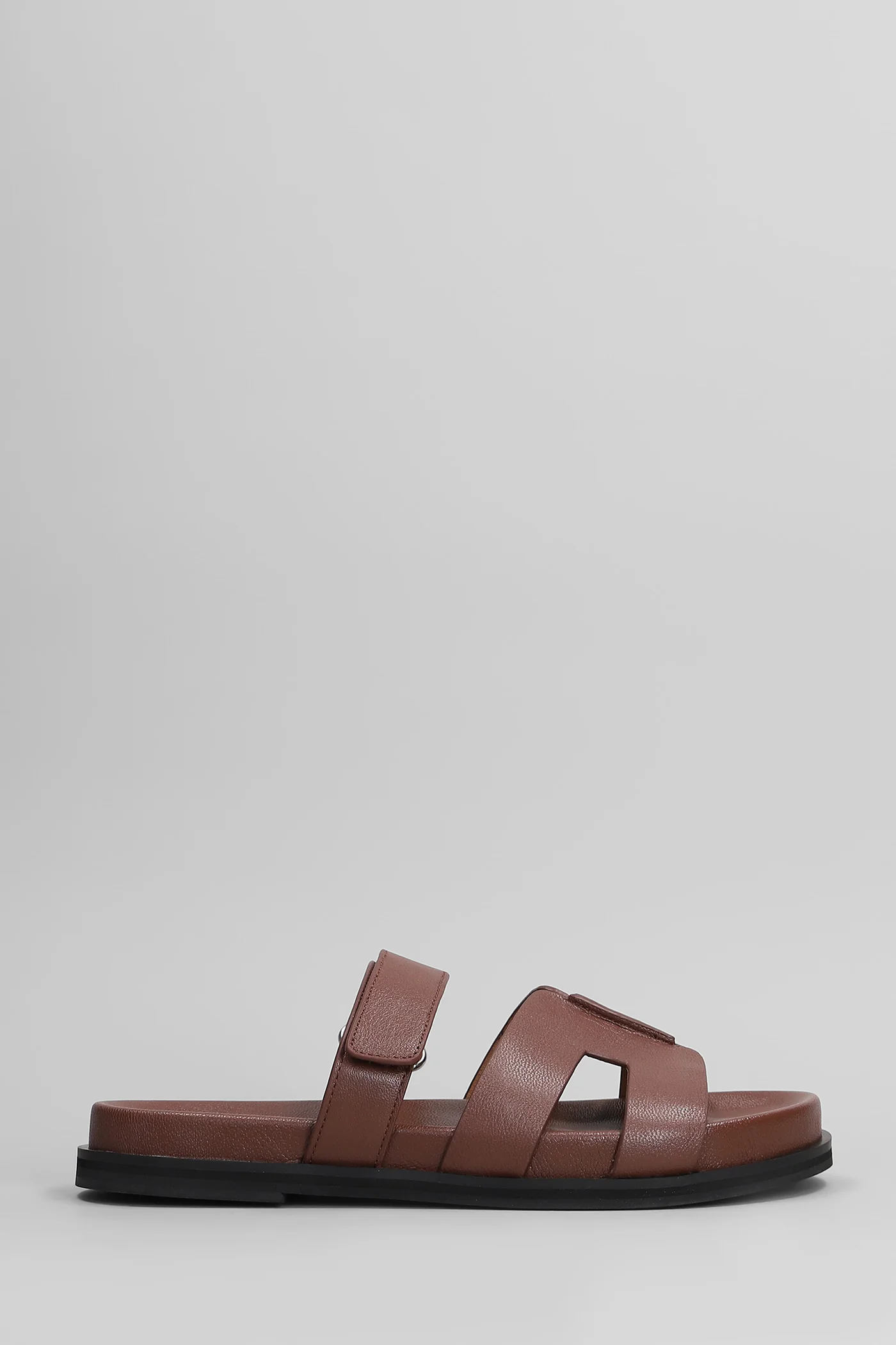 Mindy Flats in brown leather