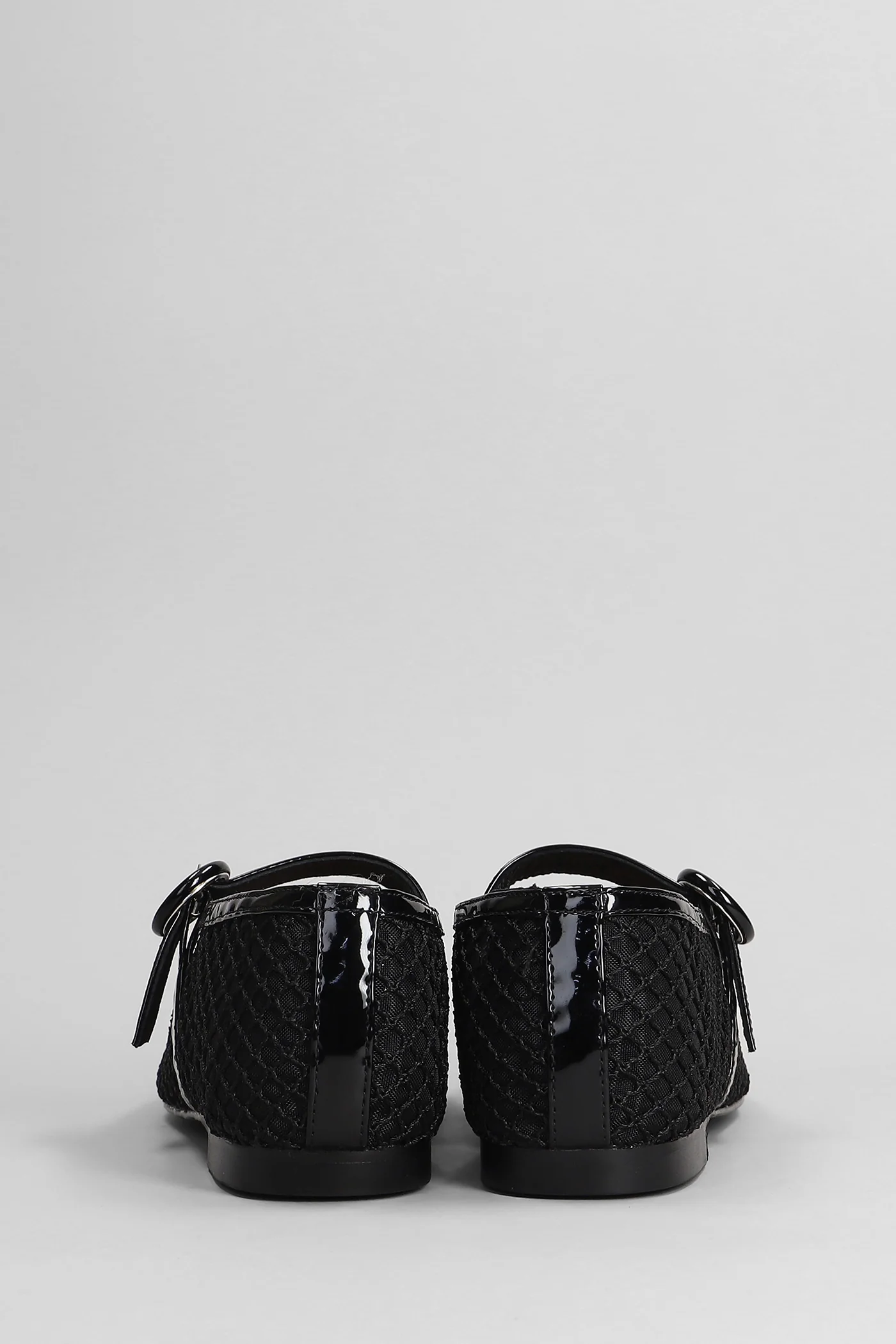 Naila Flat Ballet flats in black leather - Image 4