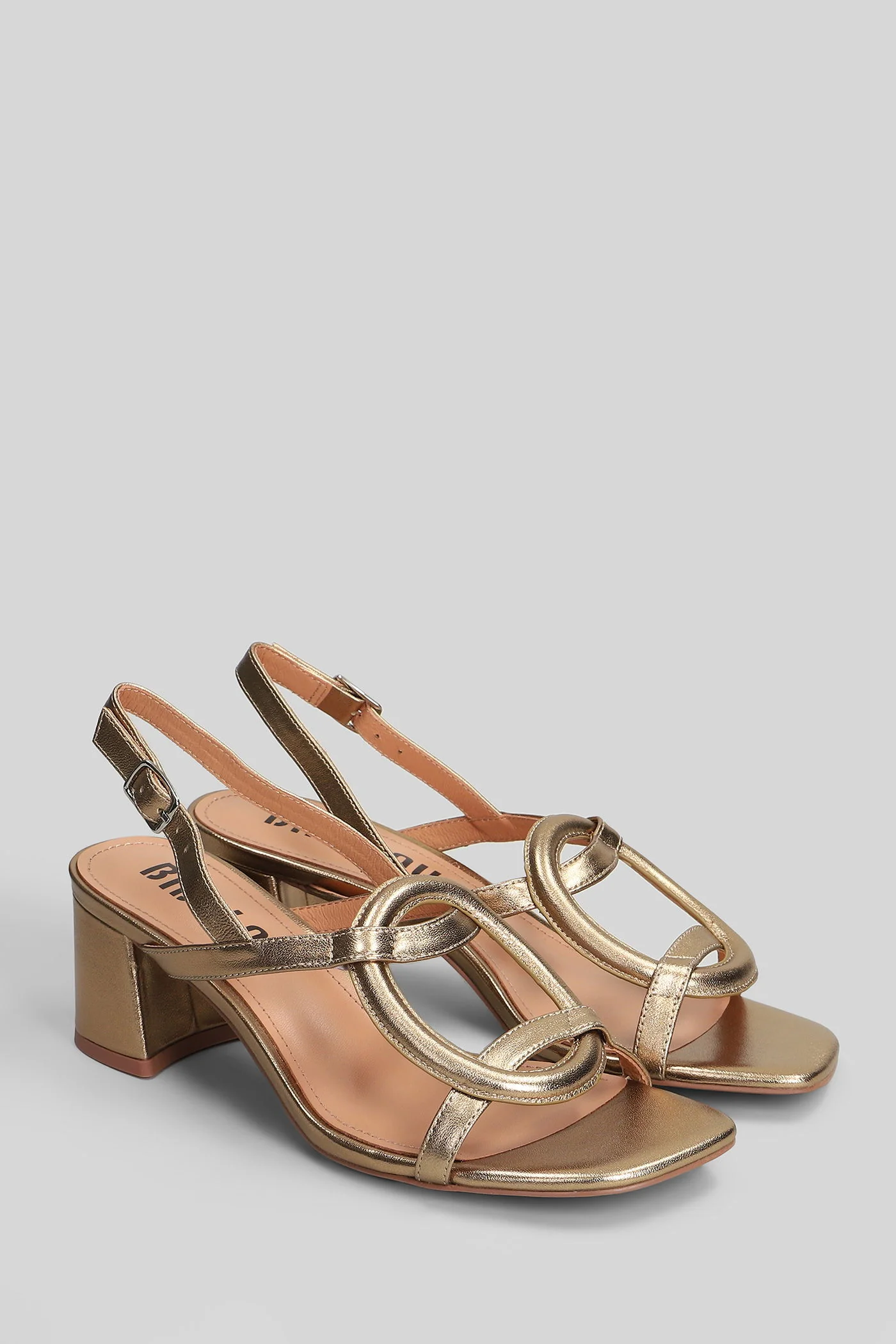 Niba 55 Sandals in bronze leather - Image 2