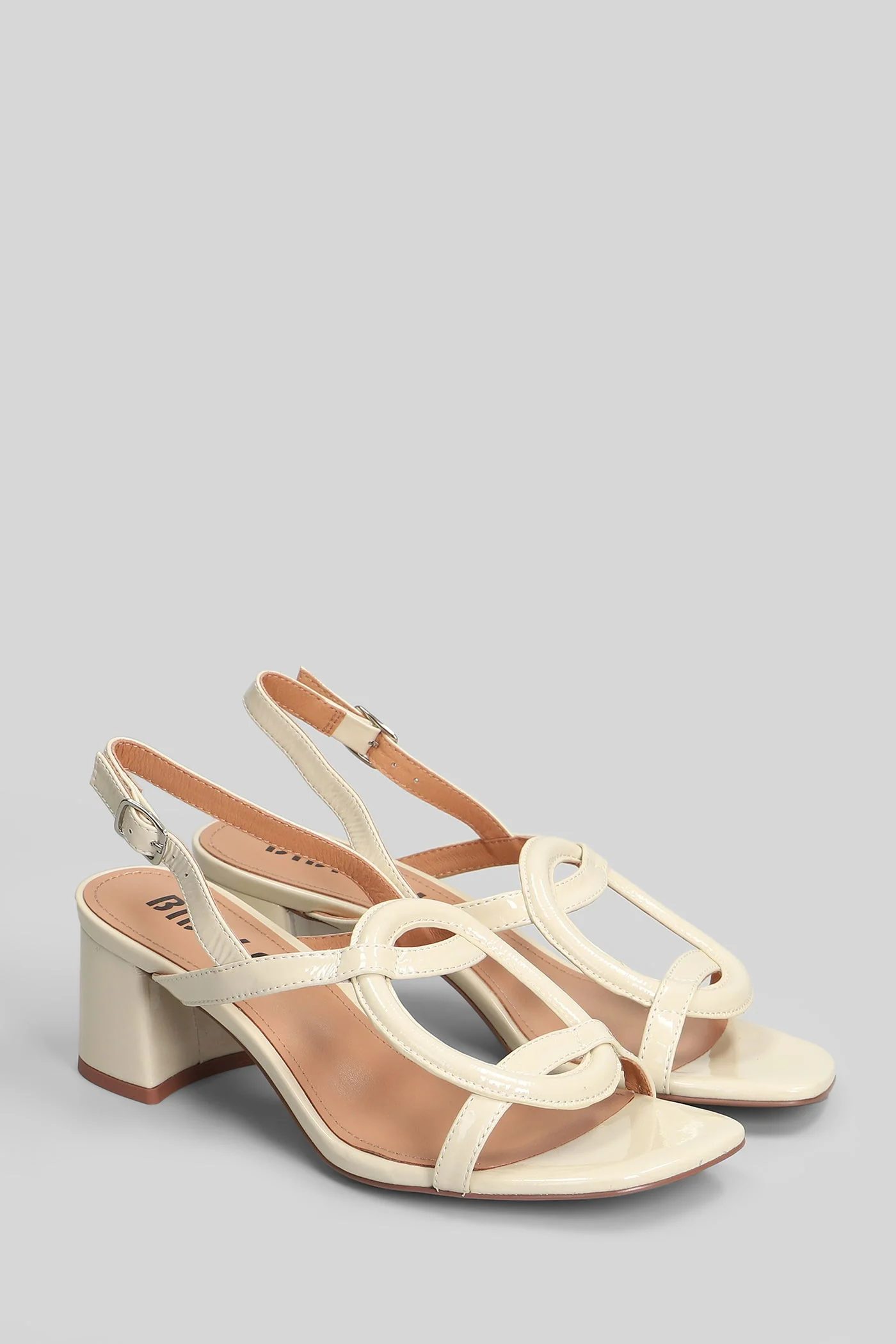 Niba 55 Sandals in white leather - Image 2