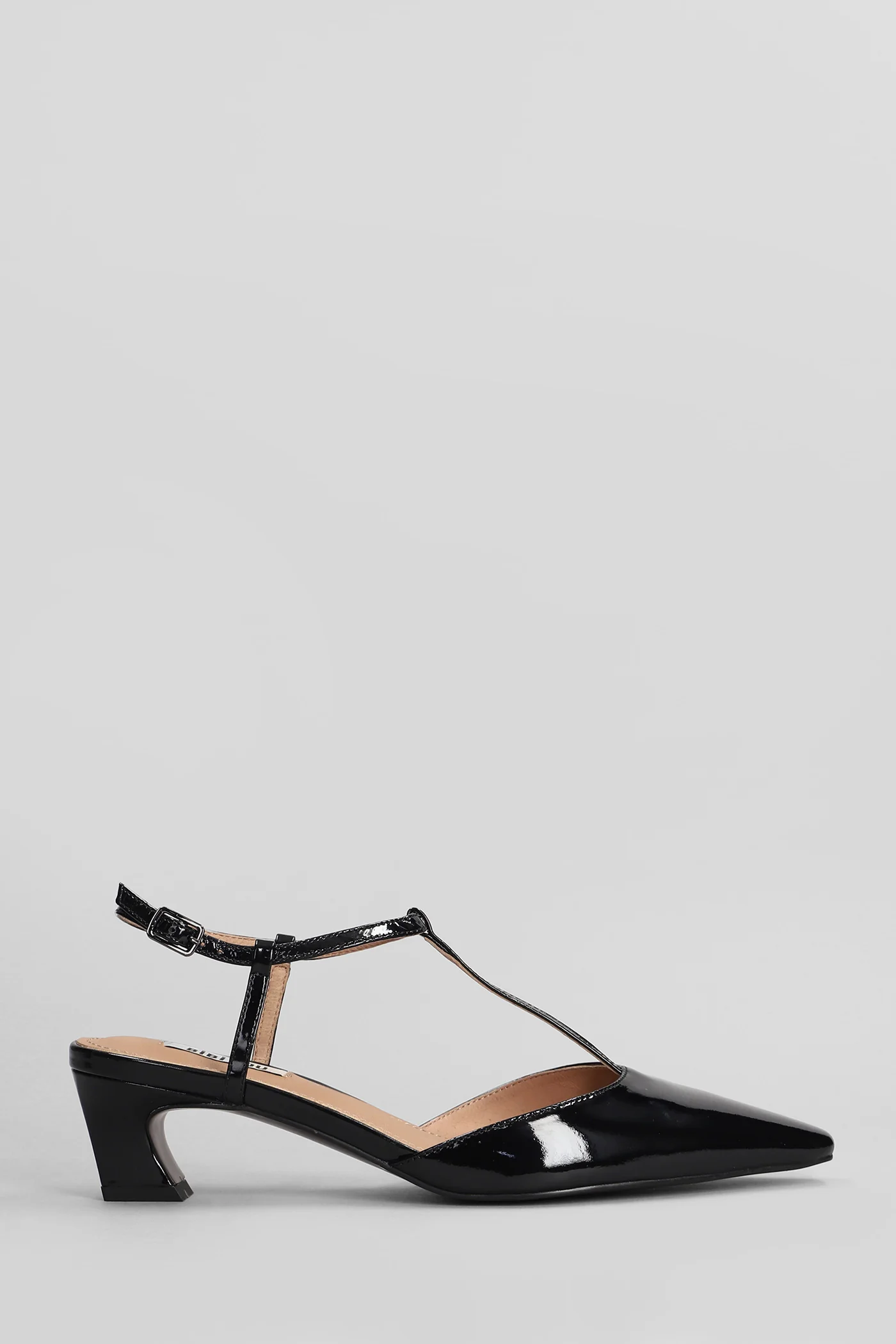 Nina Slingback 50 Pumps in black leather