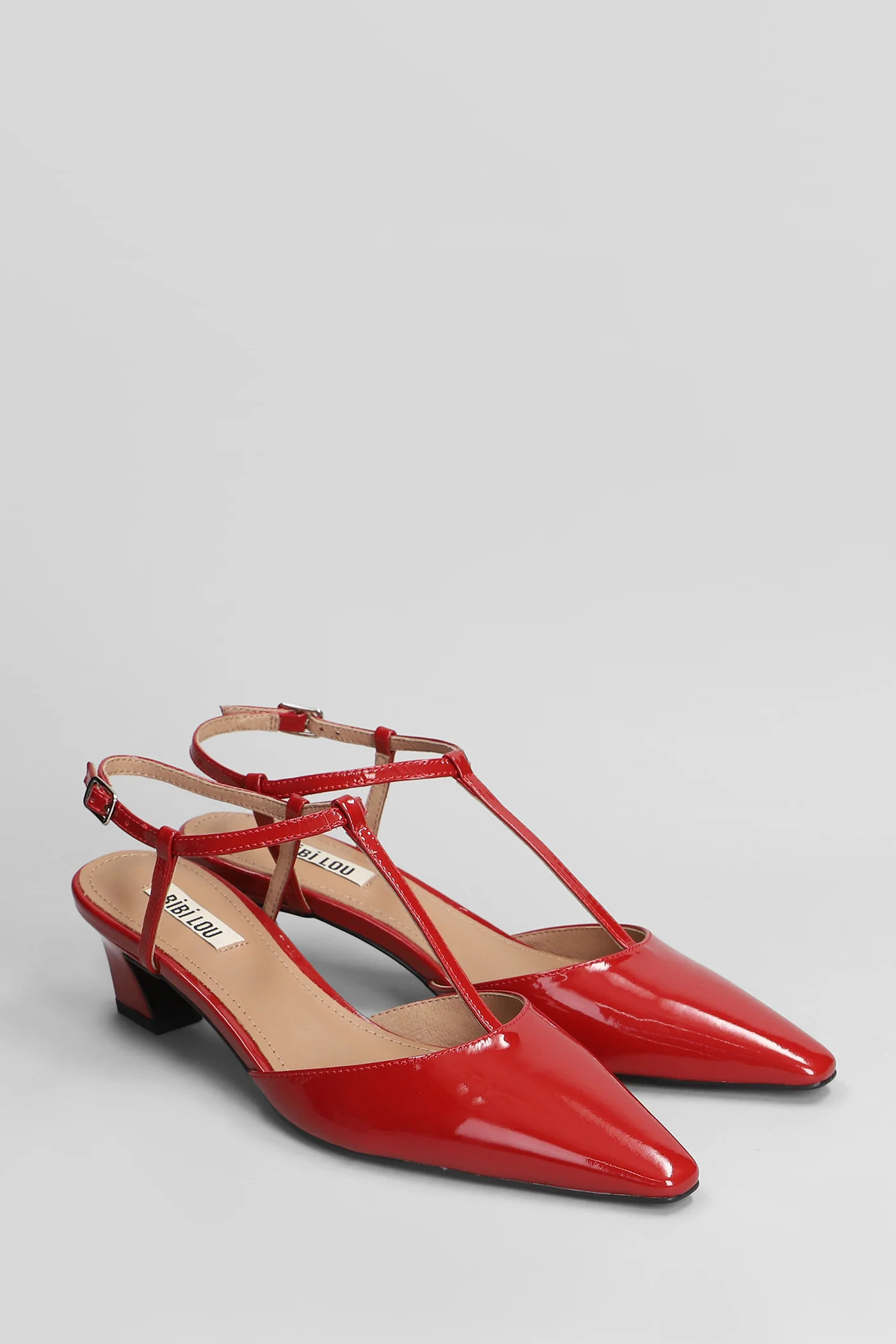Nina Slingback 50 Pumps in red patent leather - Image 2