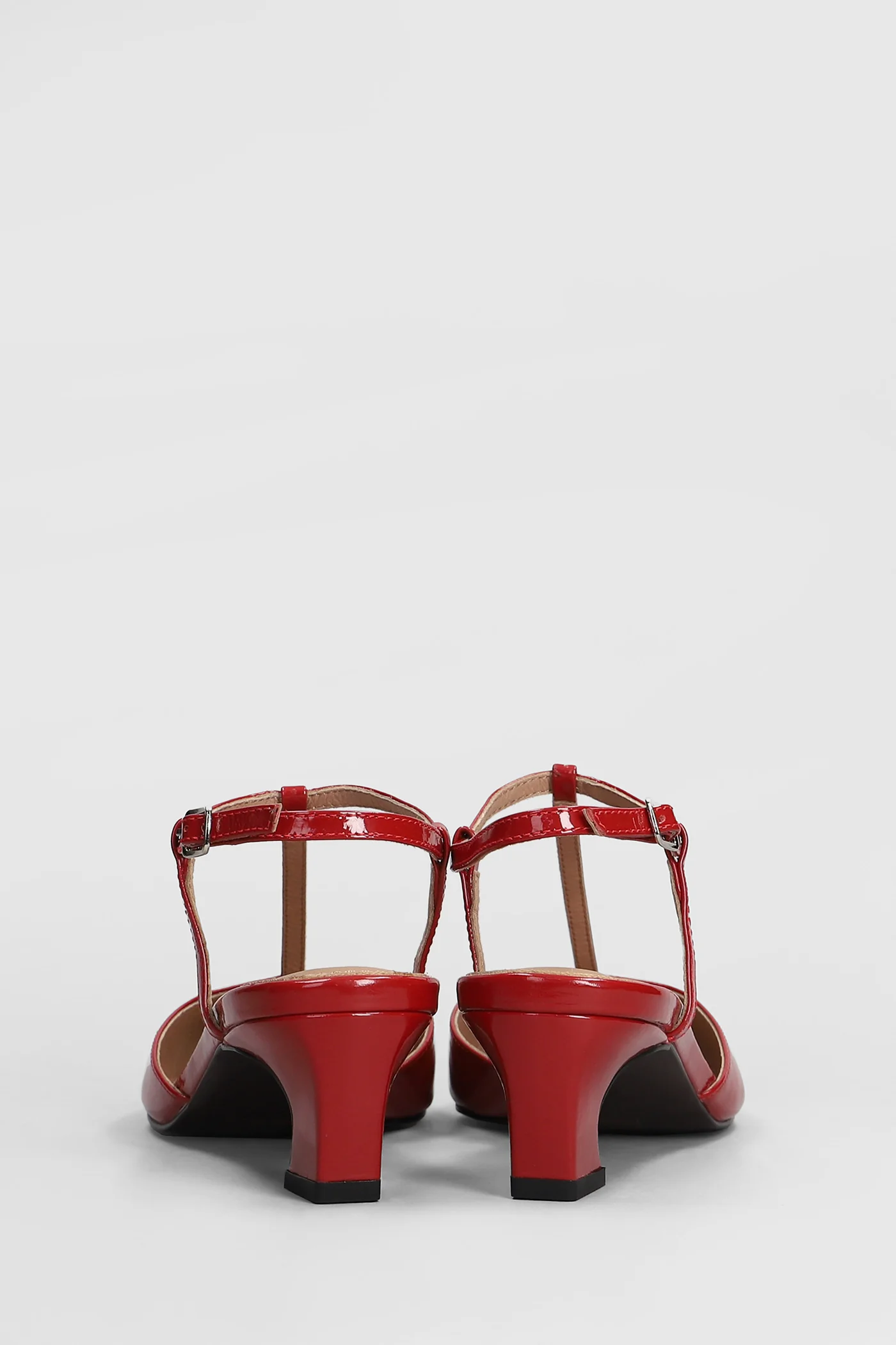 Nina Slingback 50 Pumps in red patent leather - Image 4