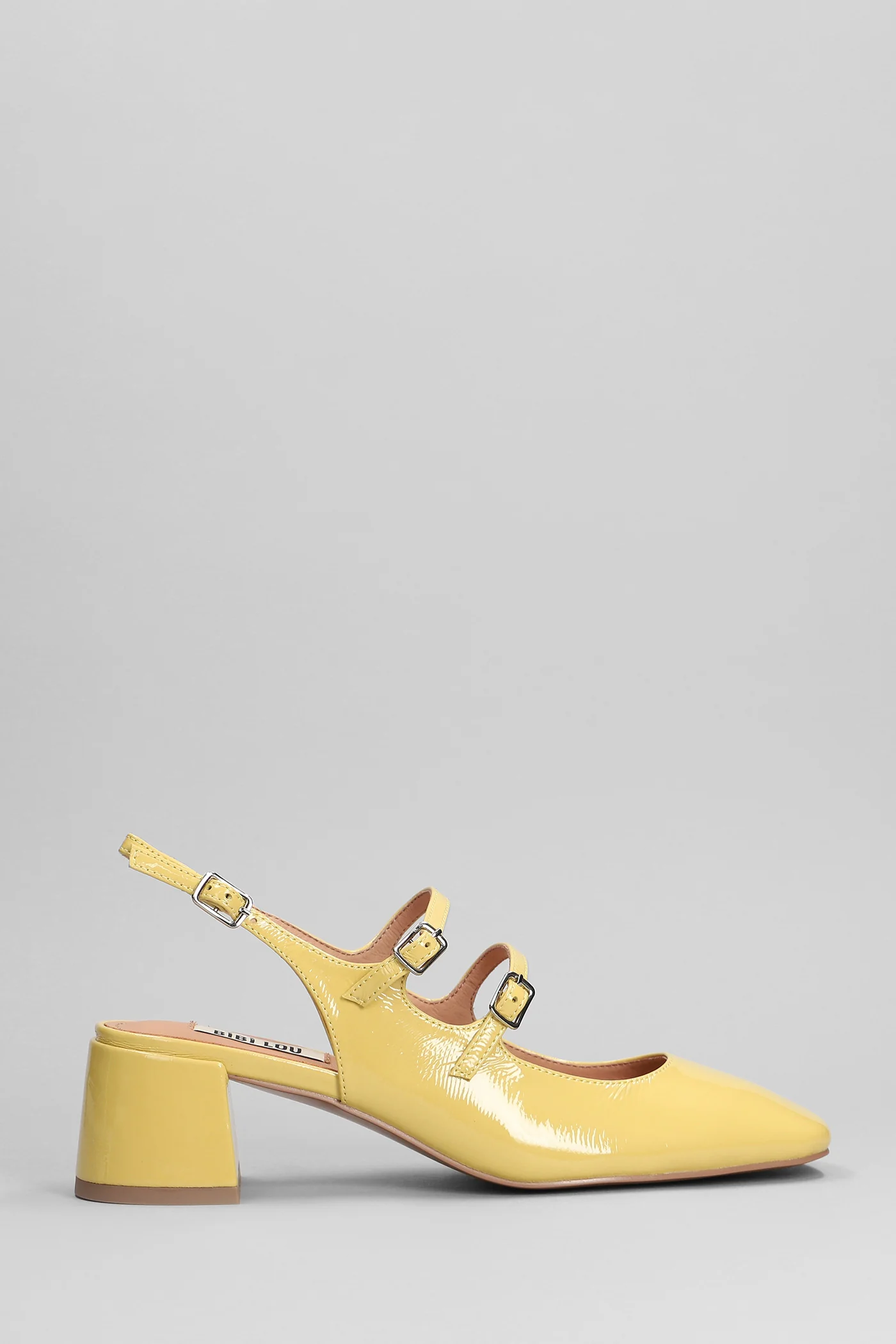 Ninetta Pumps in yellow patent leather