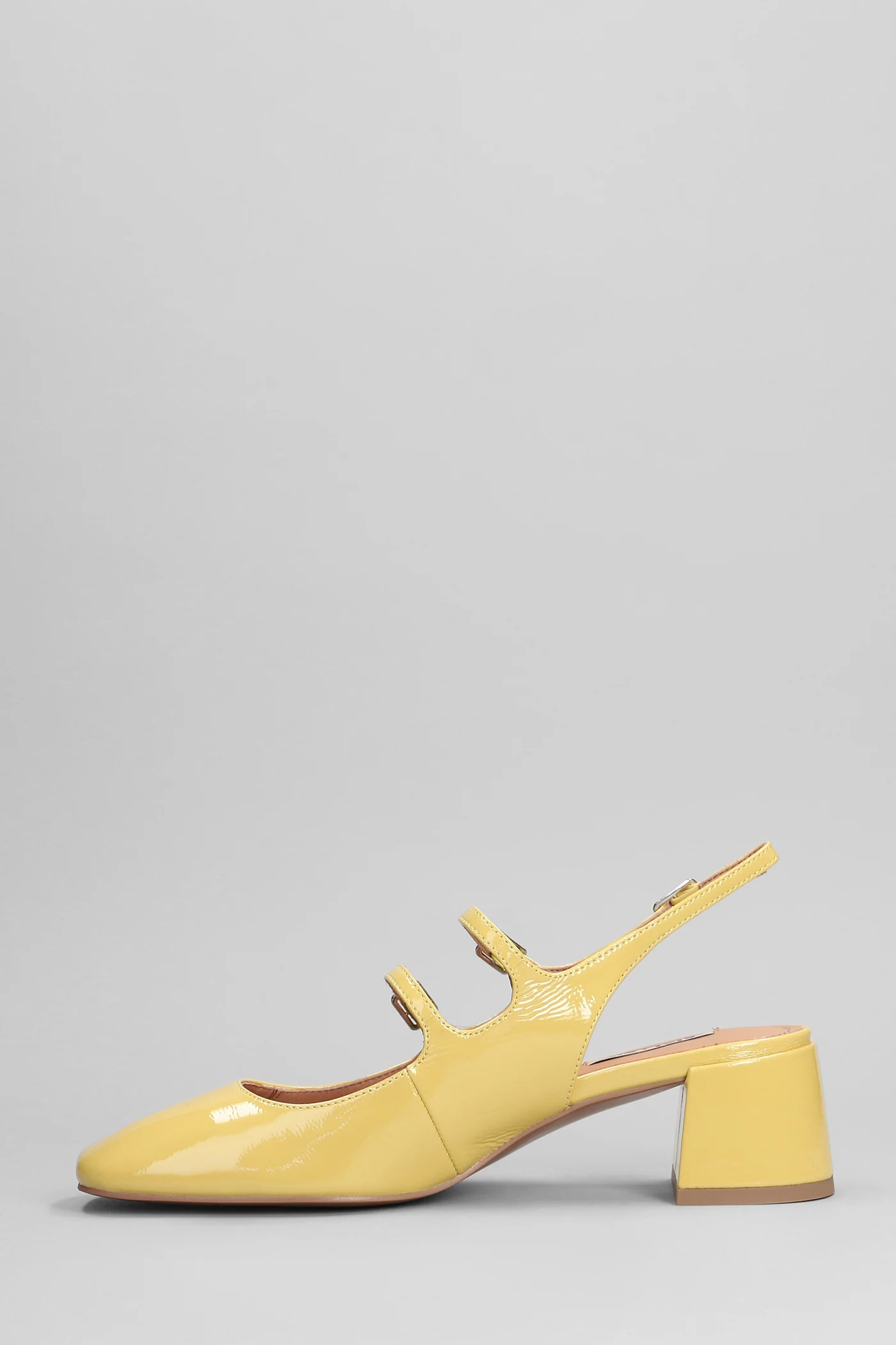 Ninetta Pumps in yellow patent leather - Image 3