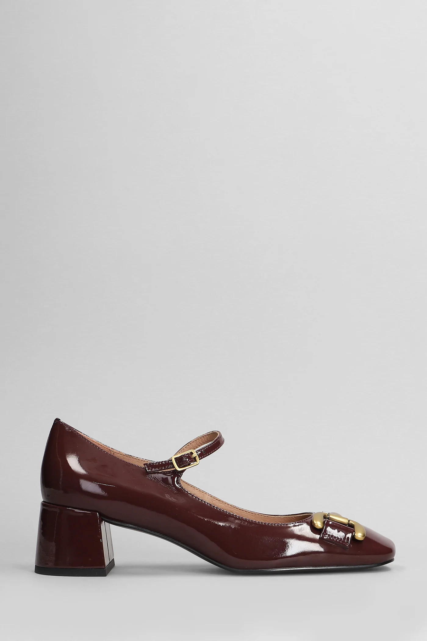 Noa Pump 50 Pumps in bordeaux patent leather