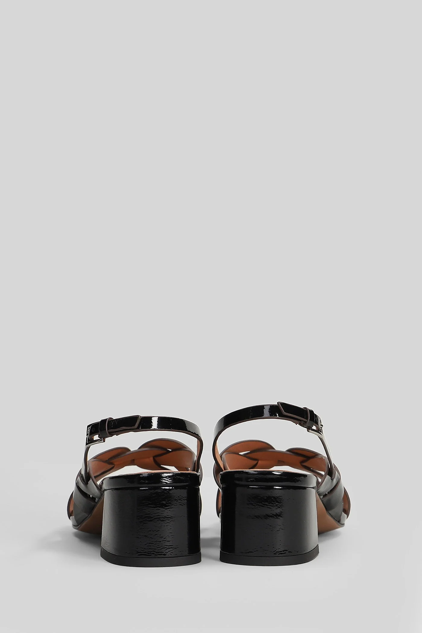 Nolia 45 Sandals in black leather - Image 4