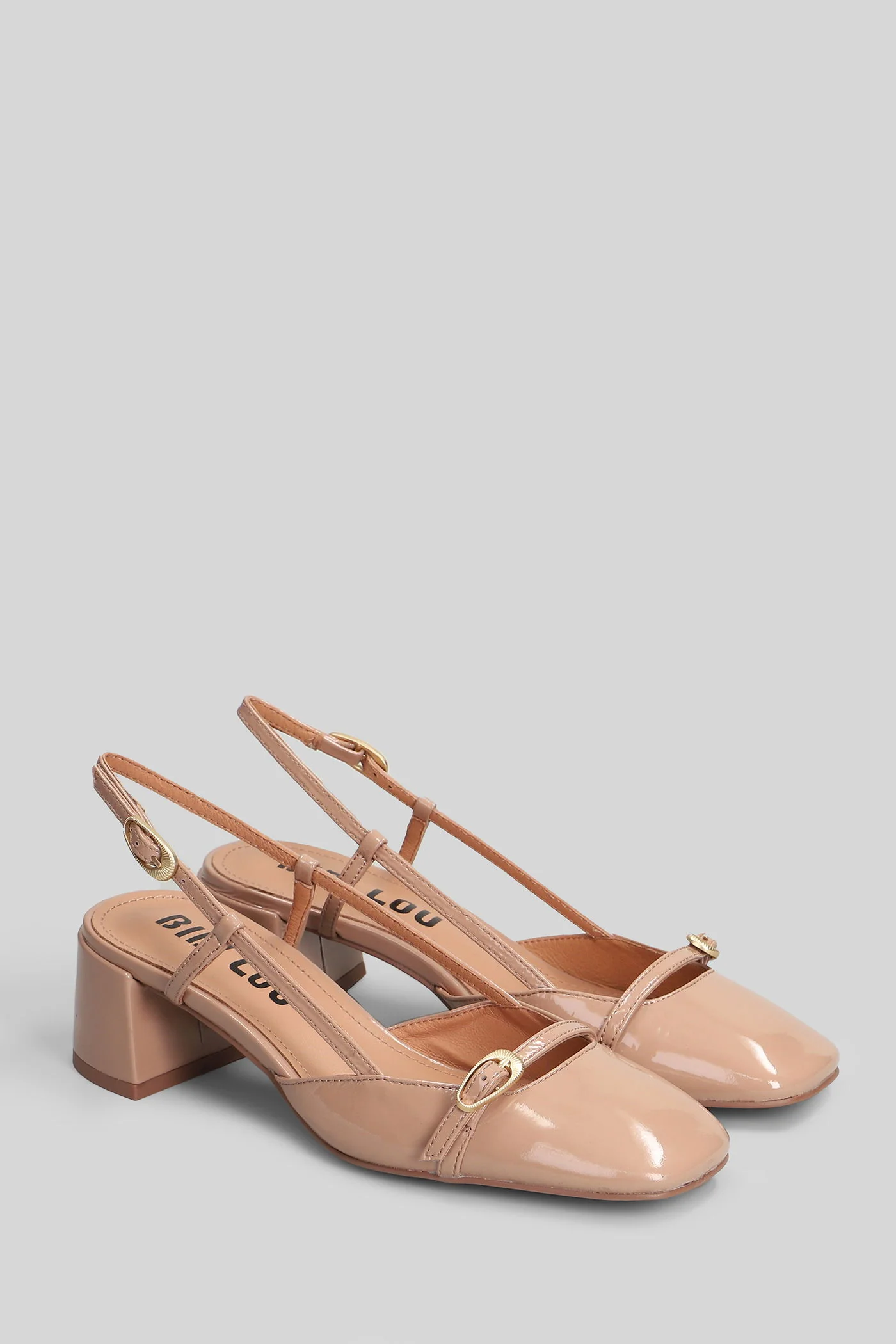 Patty 50 Pump Pumps in powder patent leather - Image 2