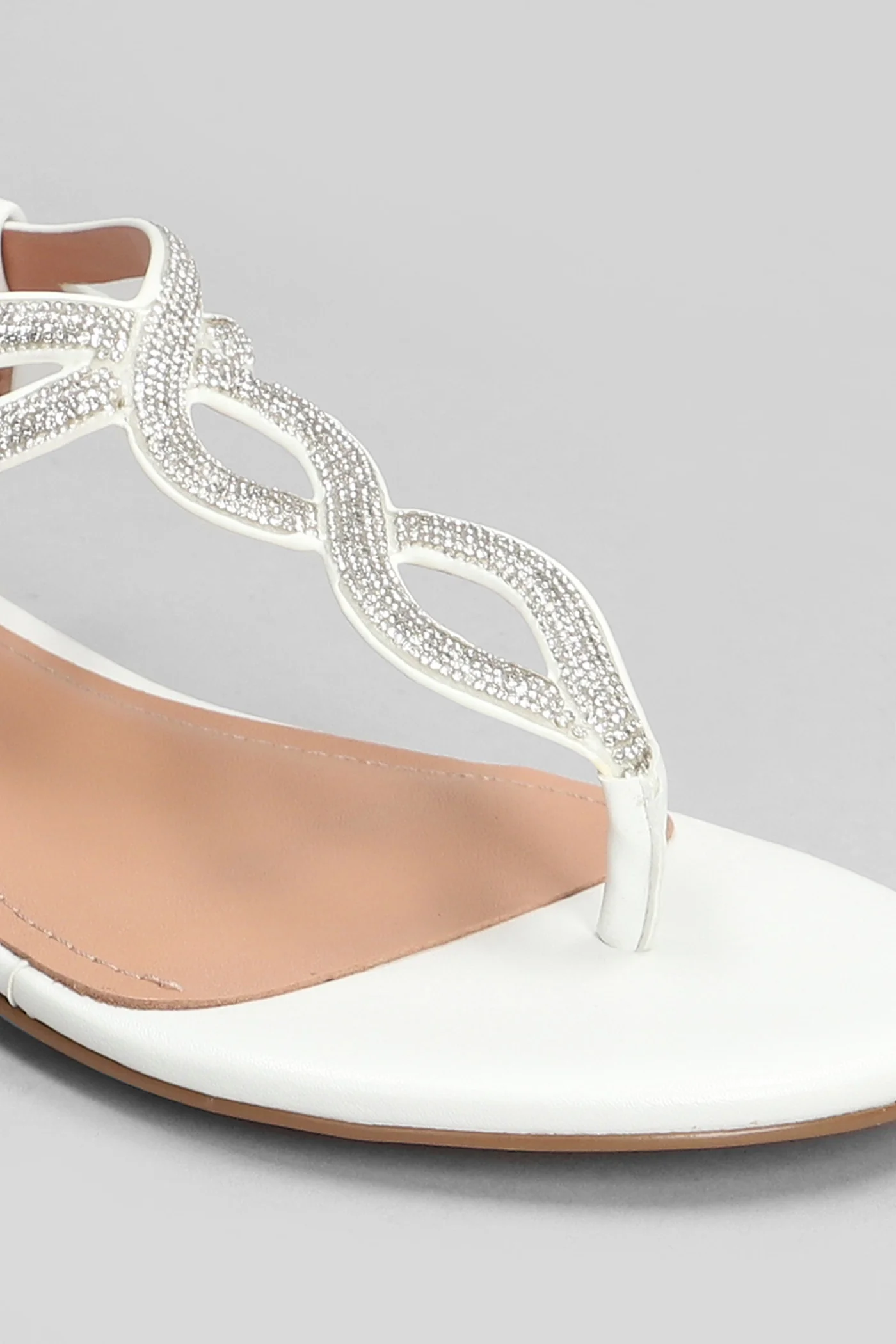 Pend Flats in white leather - Image 5