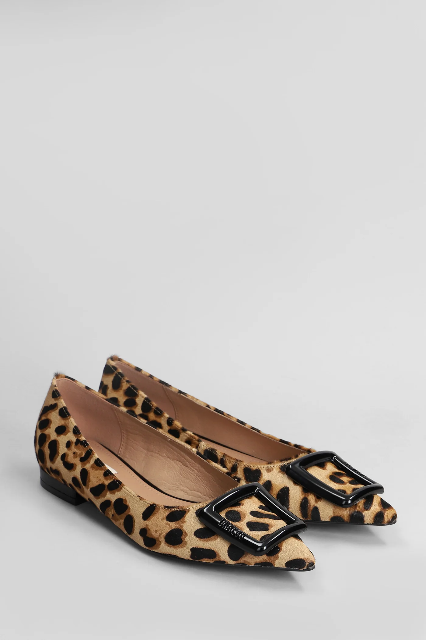 Poznan Flat Ballet flats in Animalier pony skin - Image 2
