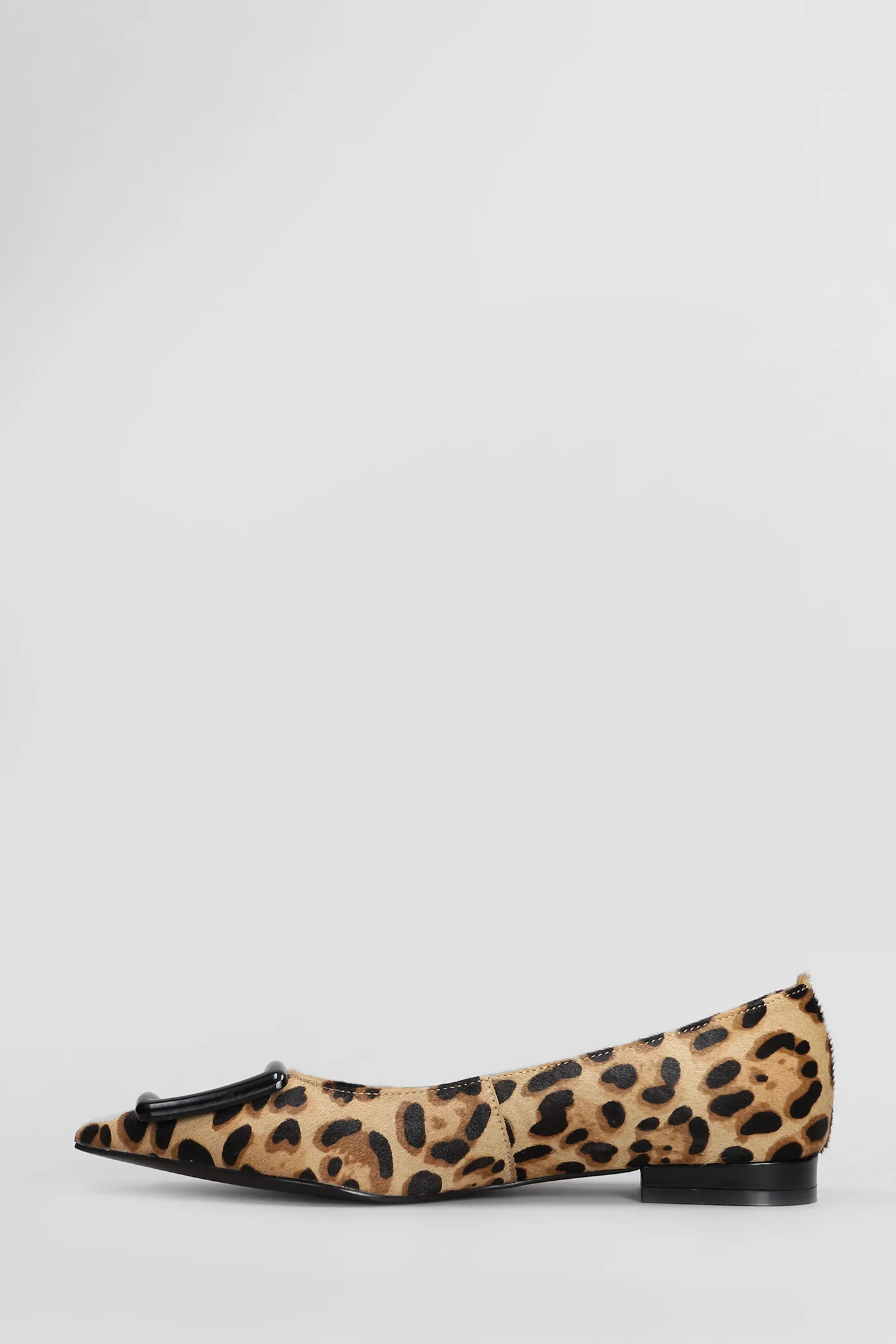 Poznan Flat Ballet flats in Animalier pony skin - Image 3