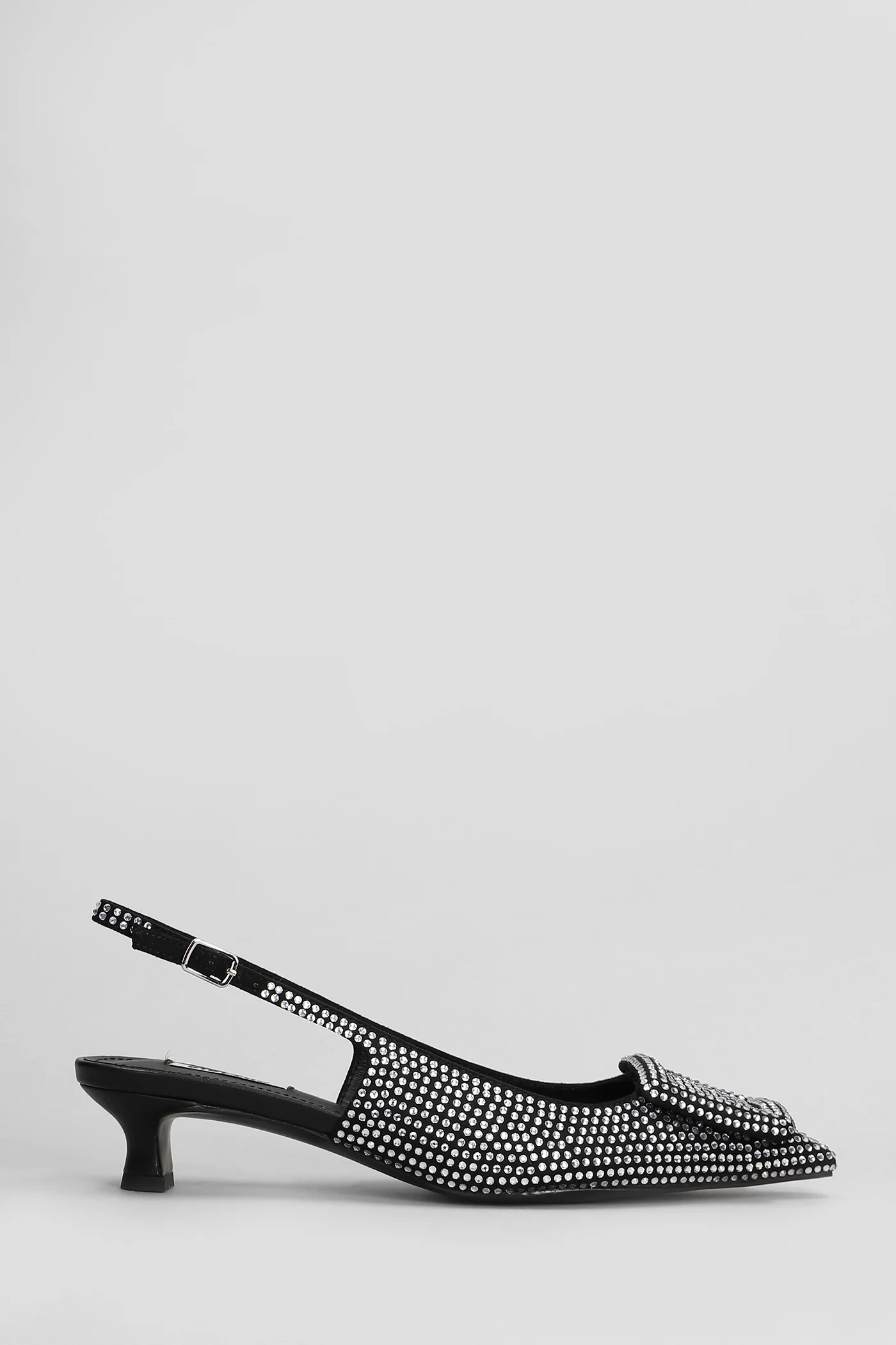Poznan Slingback Pumps in black suede