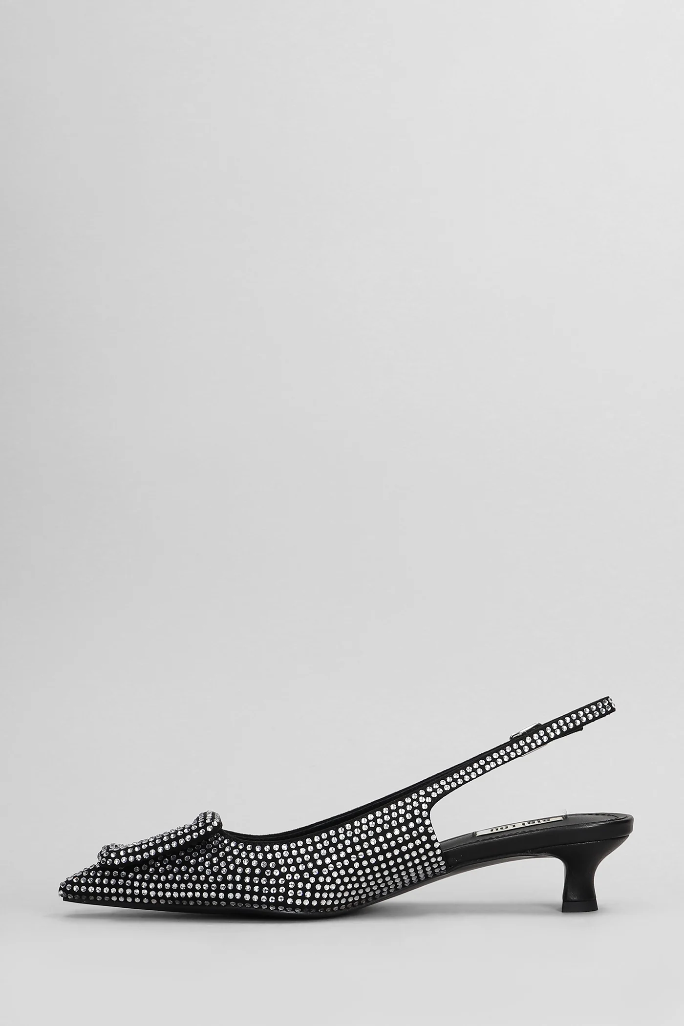 Poznan Slingback Pumps in black suede - Image 3