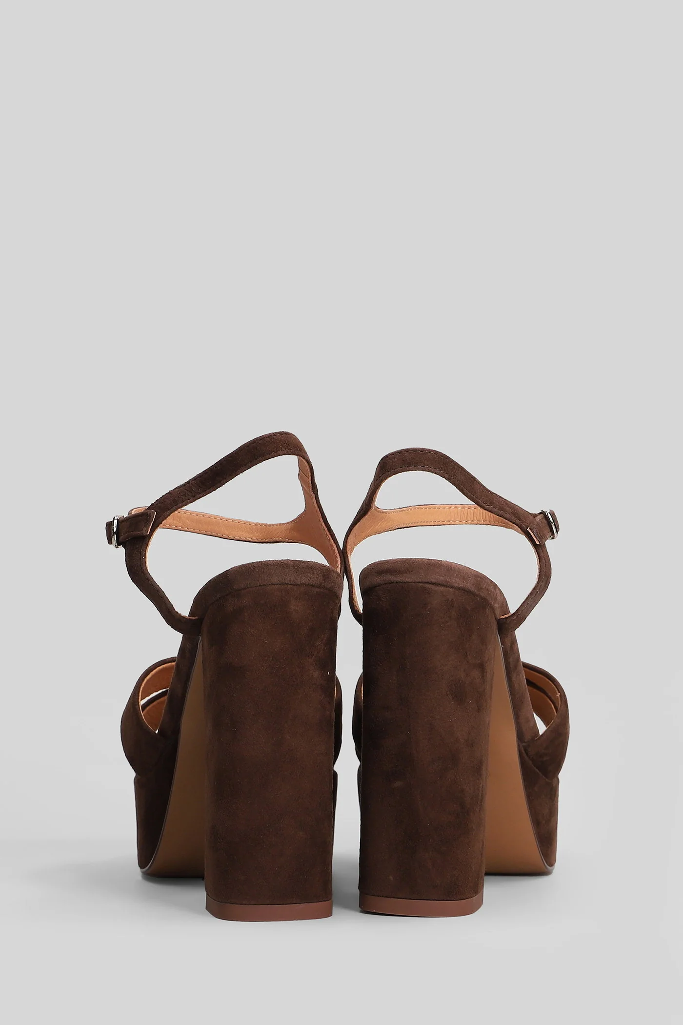 Primrose Sandals in brown suede - Image 4