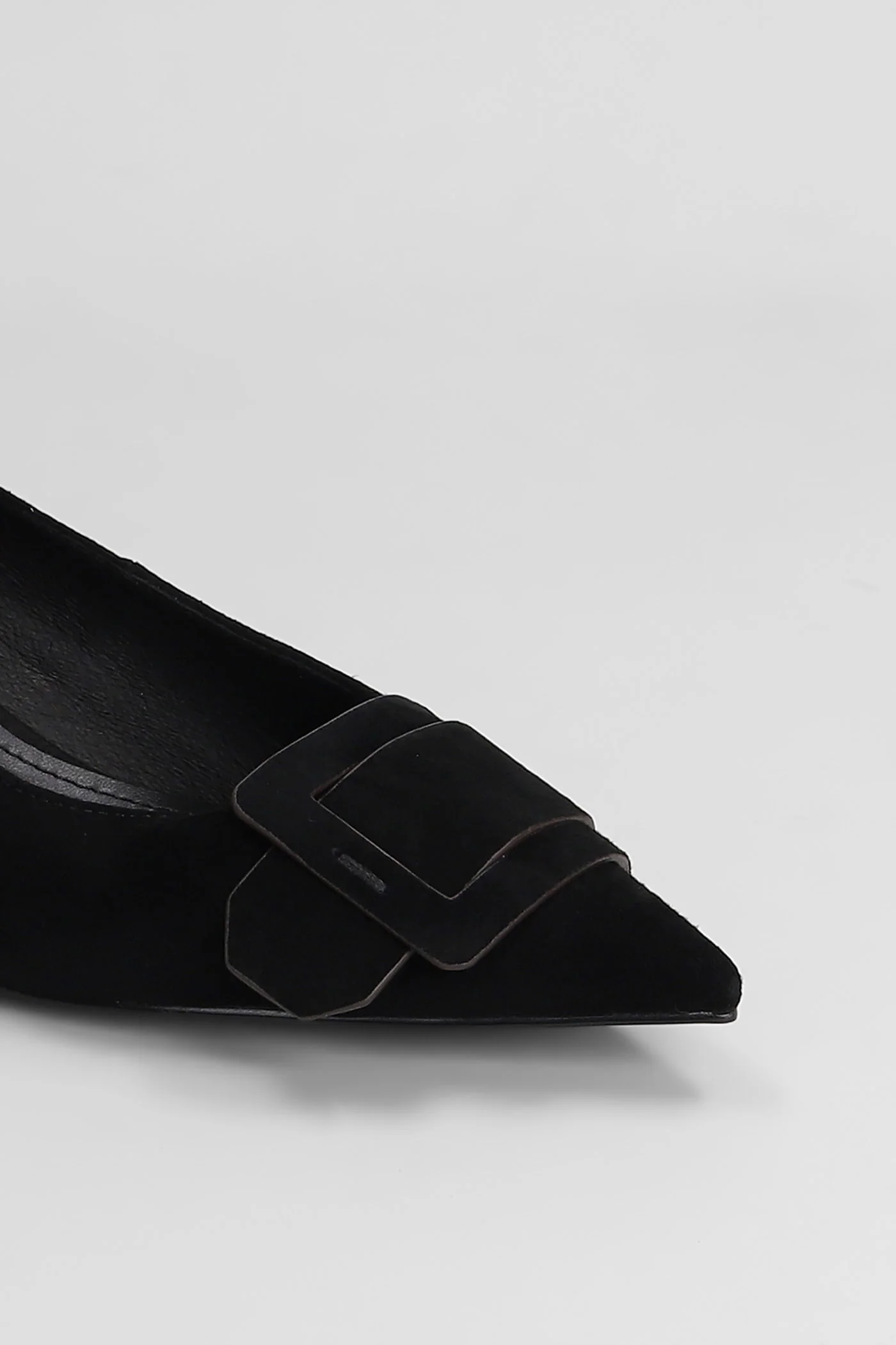 Pumps in black suede - Image 5