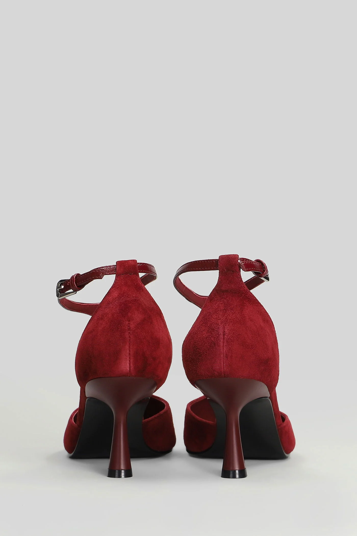 Pumps in bordeaux suede - Image 4