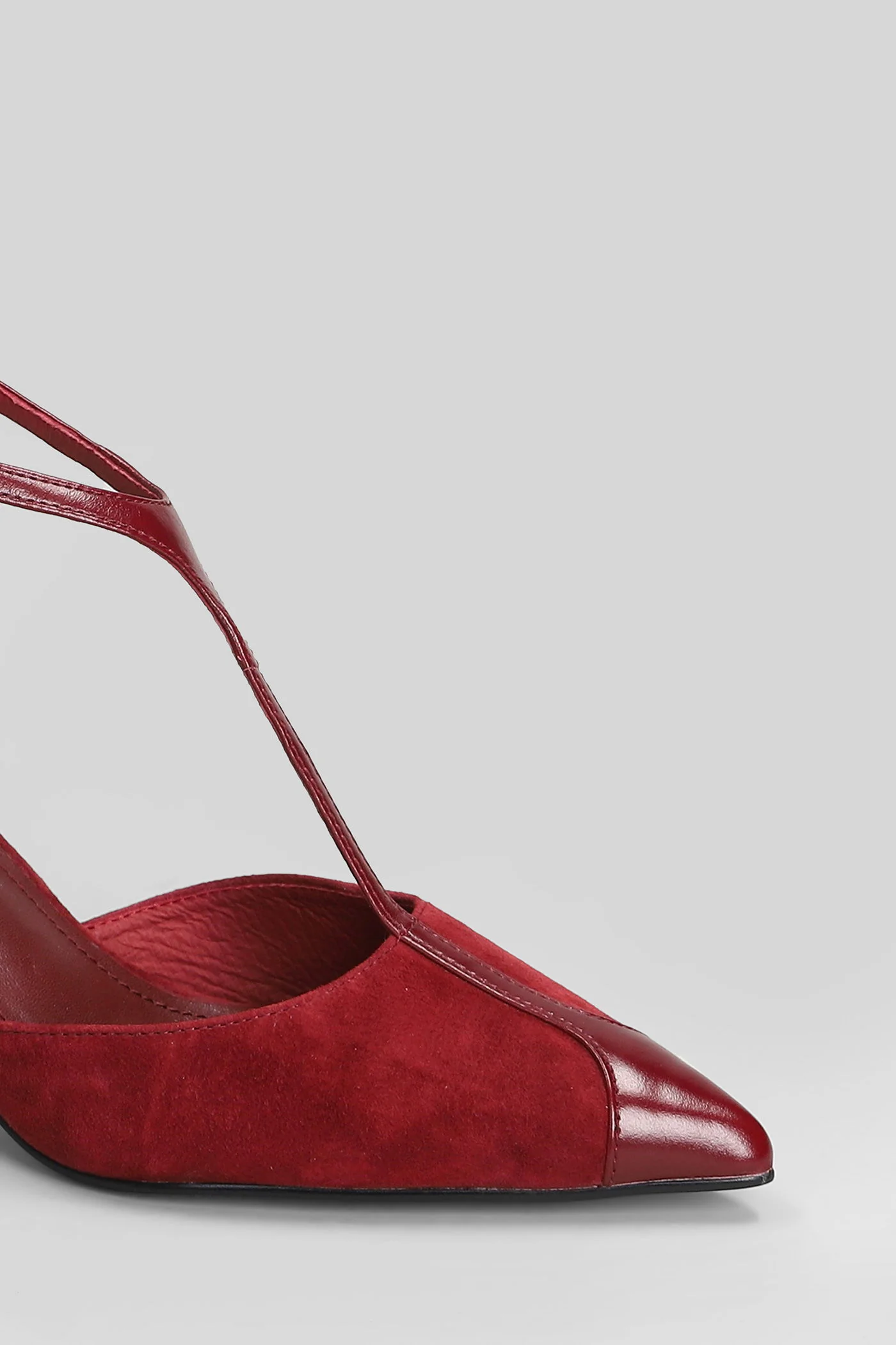 Pumps in bordeaux suede - Image 5