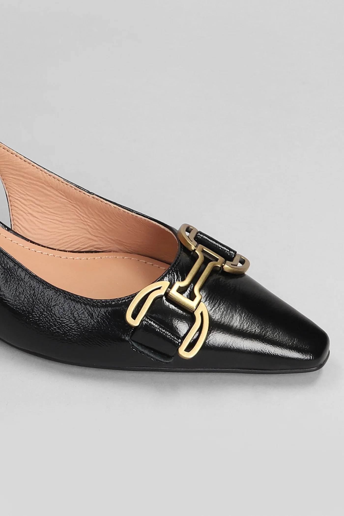 Renee 55 Pumps in black leather - Image 5