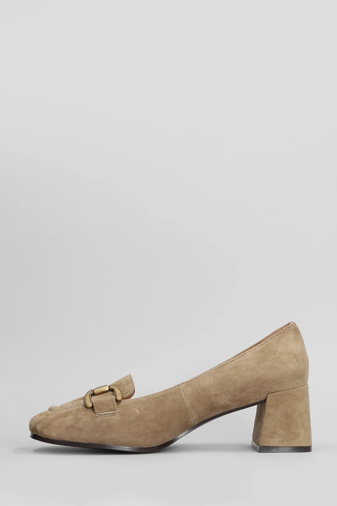 Renee Pump 60 Pumps in taupe suede - Image 3