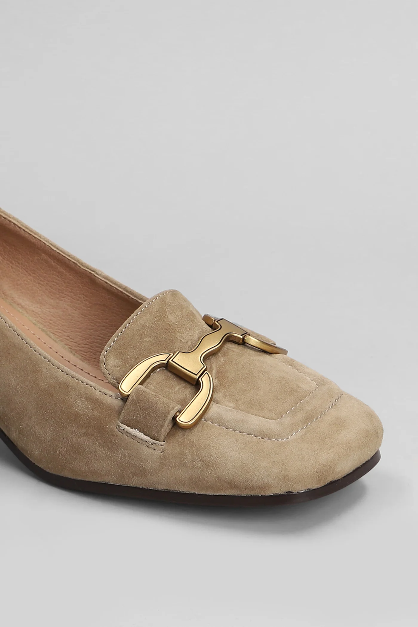 Renee Pump 60 Pumps in taupe suede - Image 5