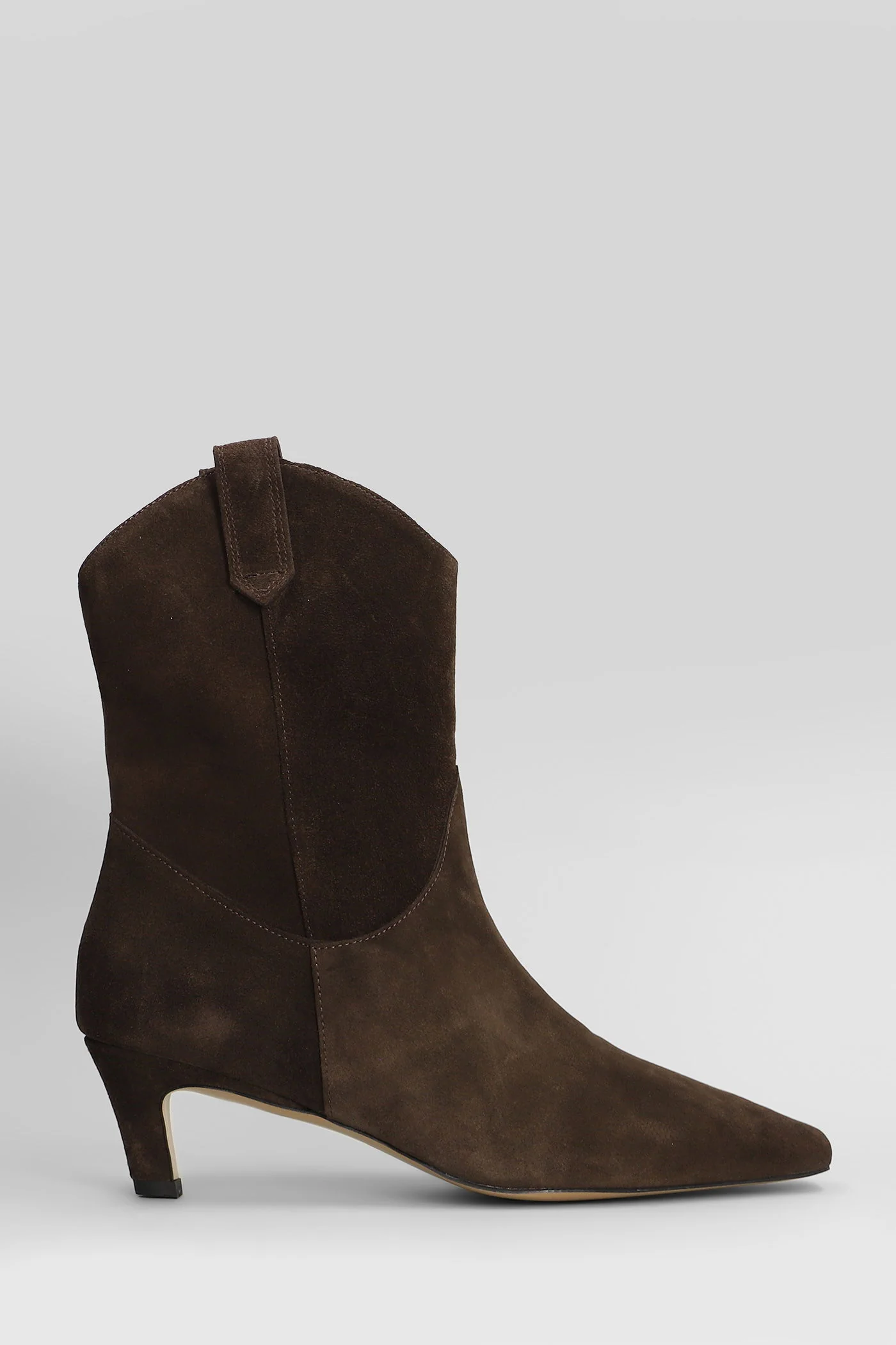 Rigel Booties 50 High heels Ankle boots in brown suede