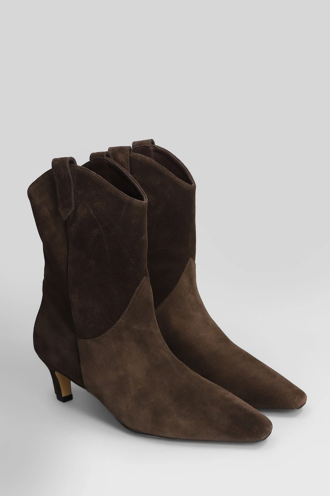 Rigel Booties 50 High heels Ankle boots in brown suede - Image 2