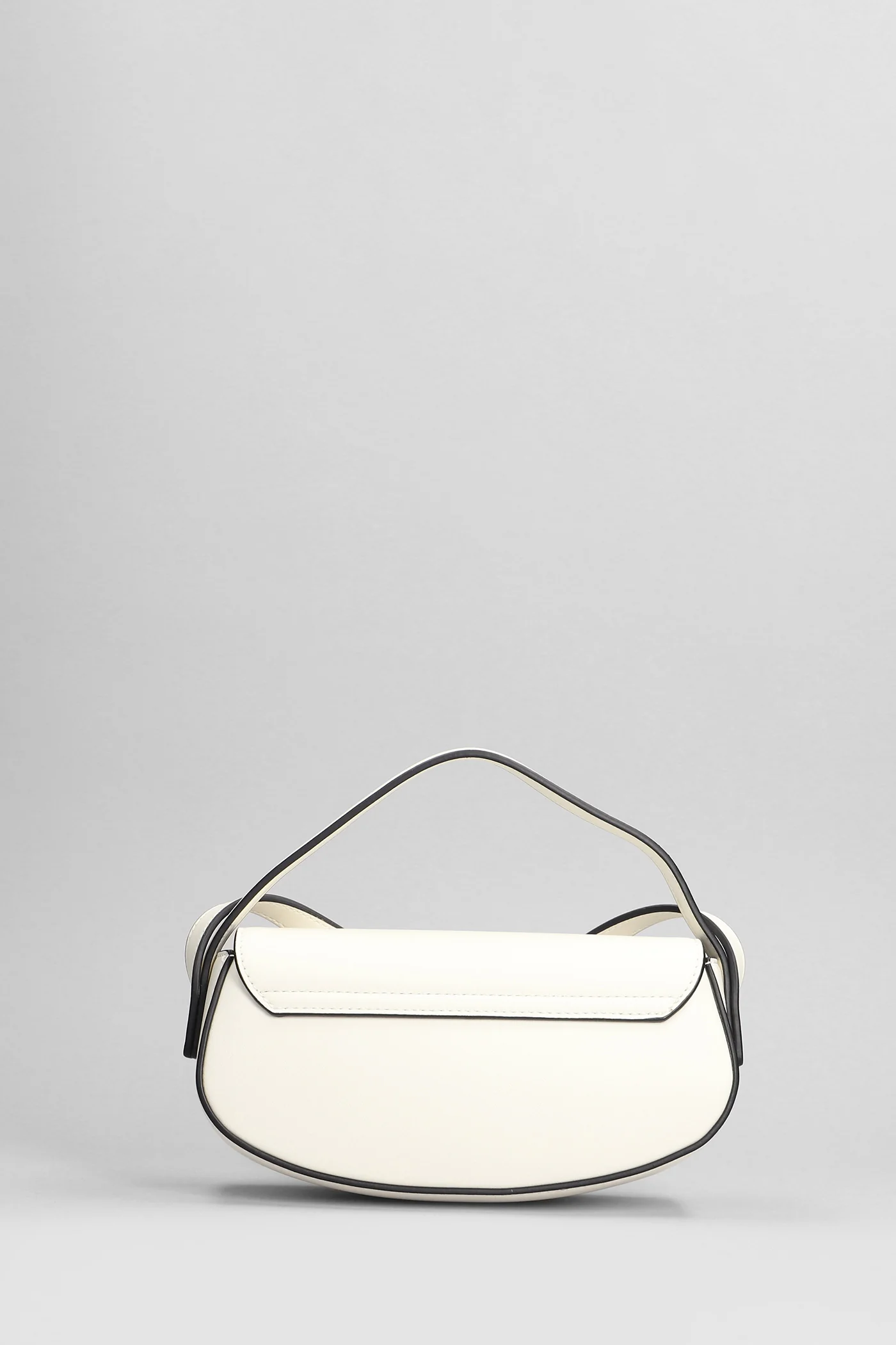 Shoulder bag in white leather - Image 3