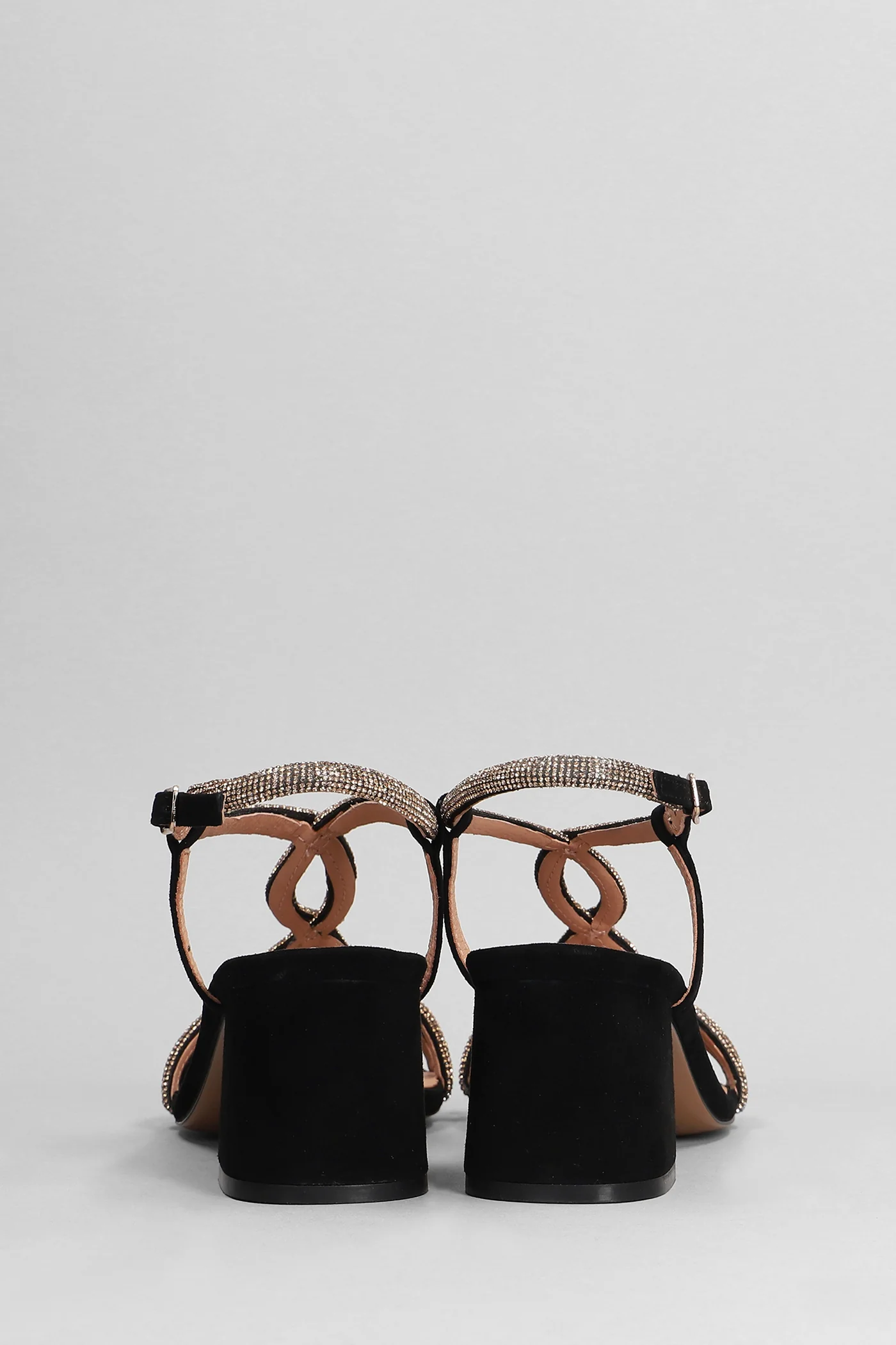 Tansy 60 Sandals in black suede - Image 4