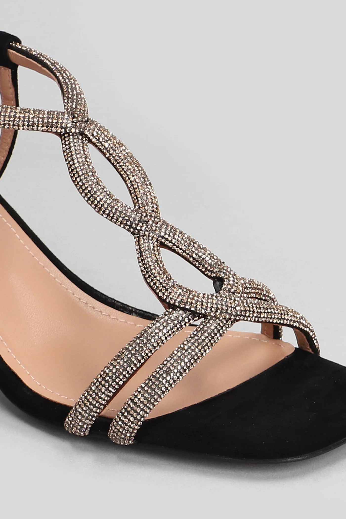 Tansy 60 Sandals in black suede - Image 5