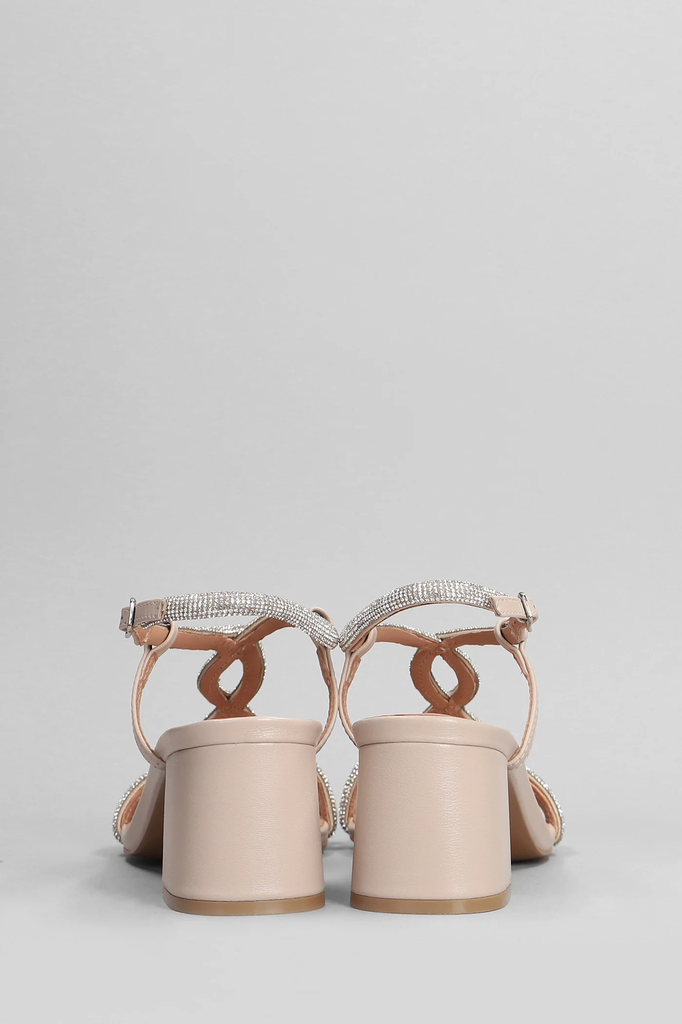 Tansy 60 Sandals in powder leather - Image 4