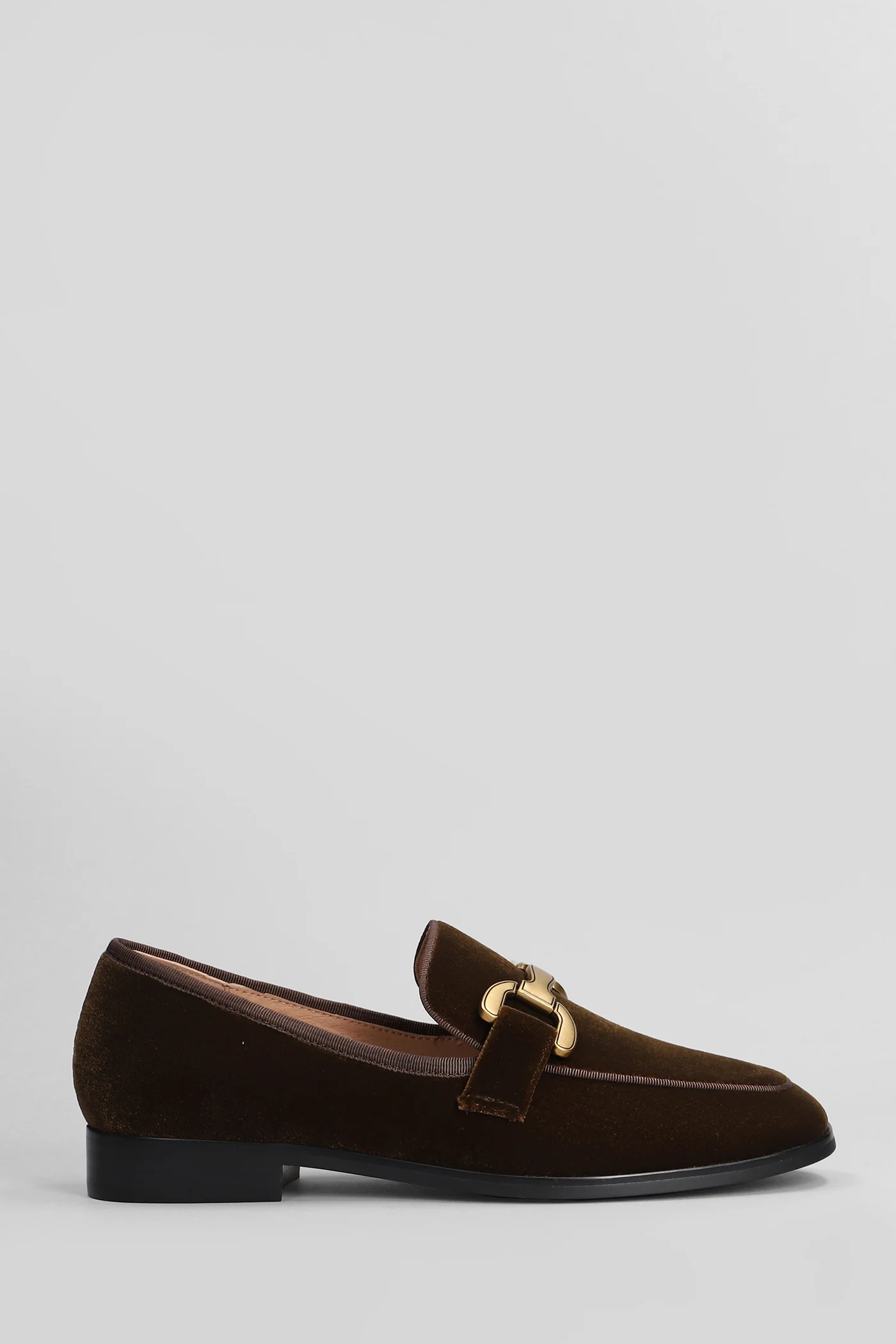 Vela Loafer Loafers in brown velvet