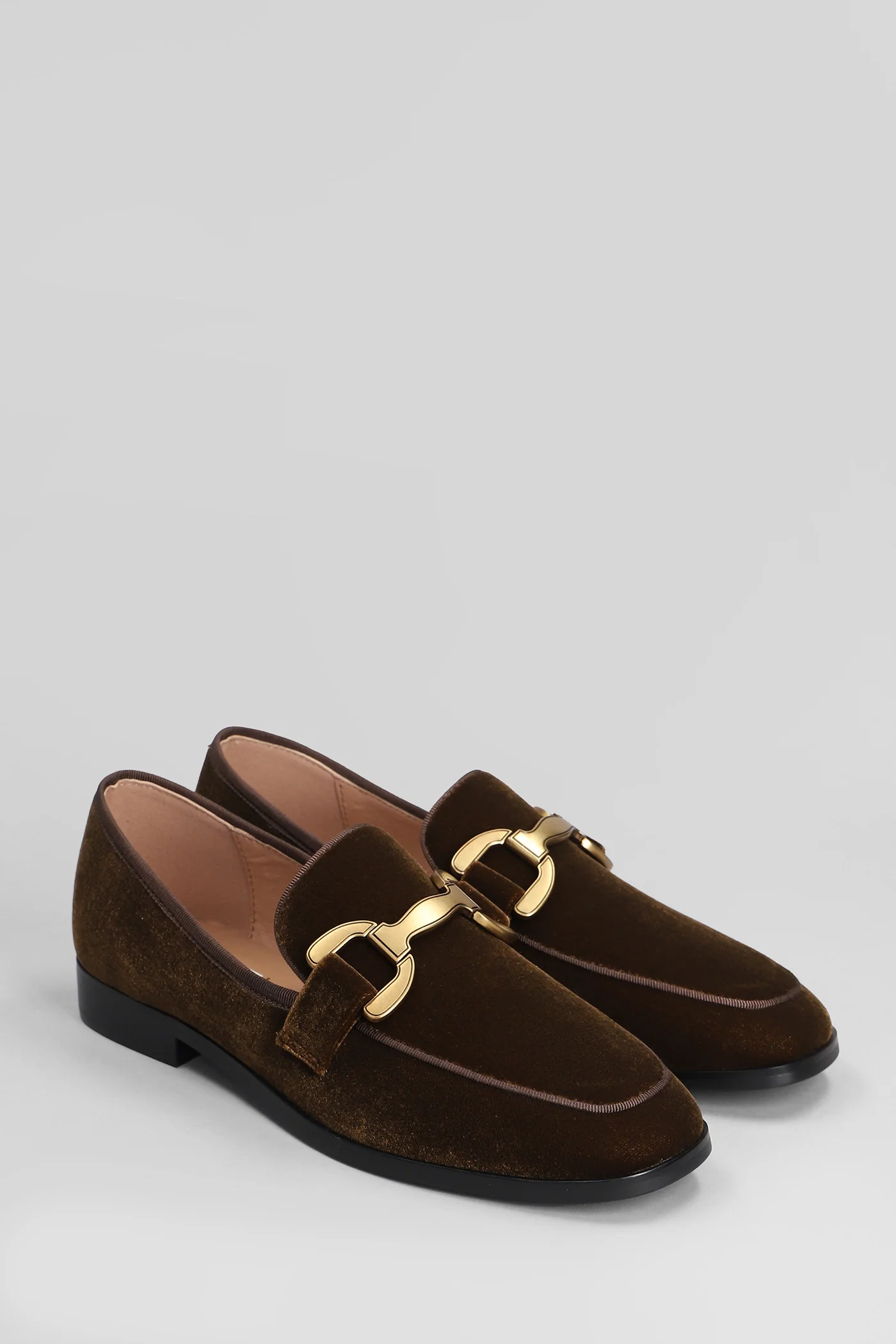Vela Loafer Loafers in brown velvet - Image 2