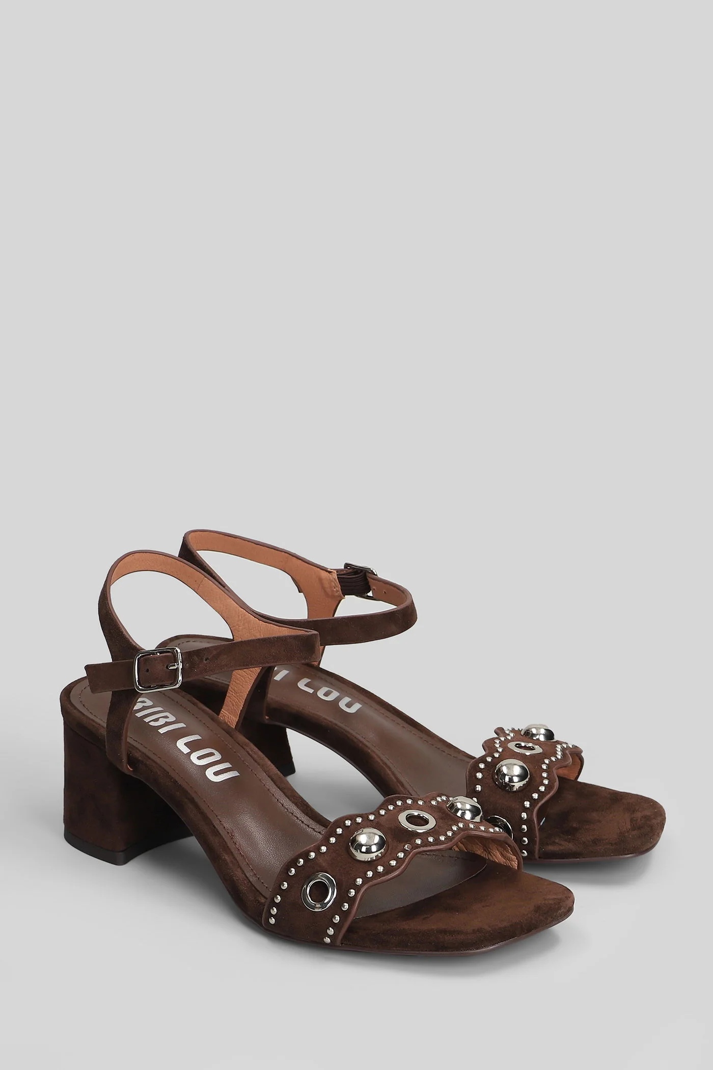 Vivienne 55 Sandals in brown suede - Image 2