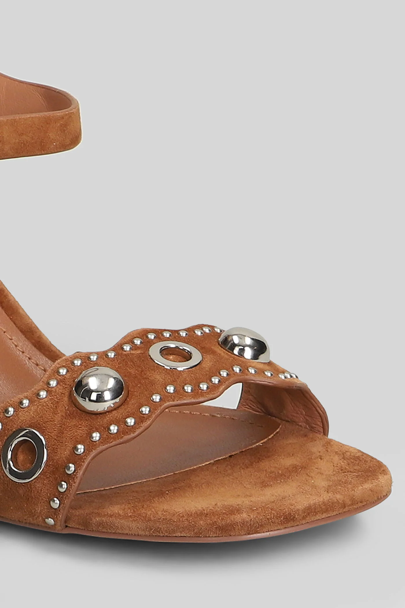 Vivienne 55 Sandals in leather color suede - Image 5