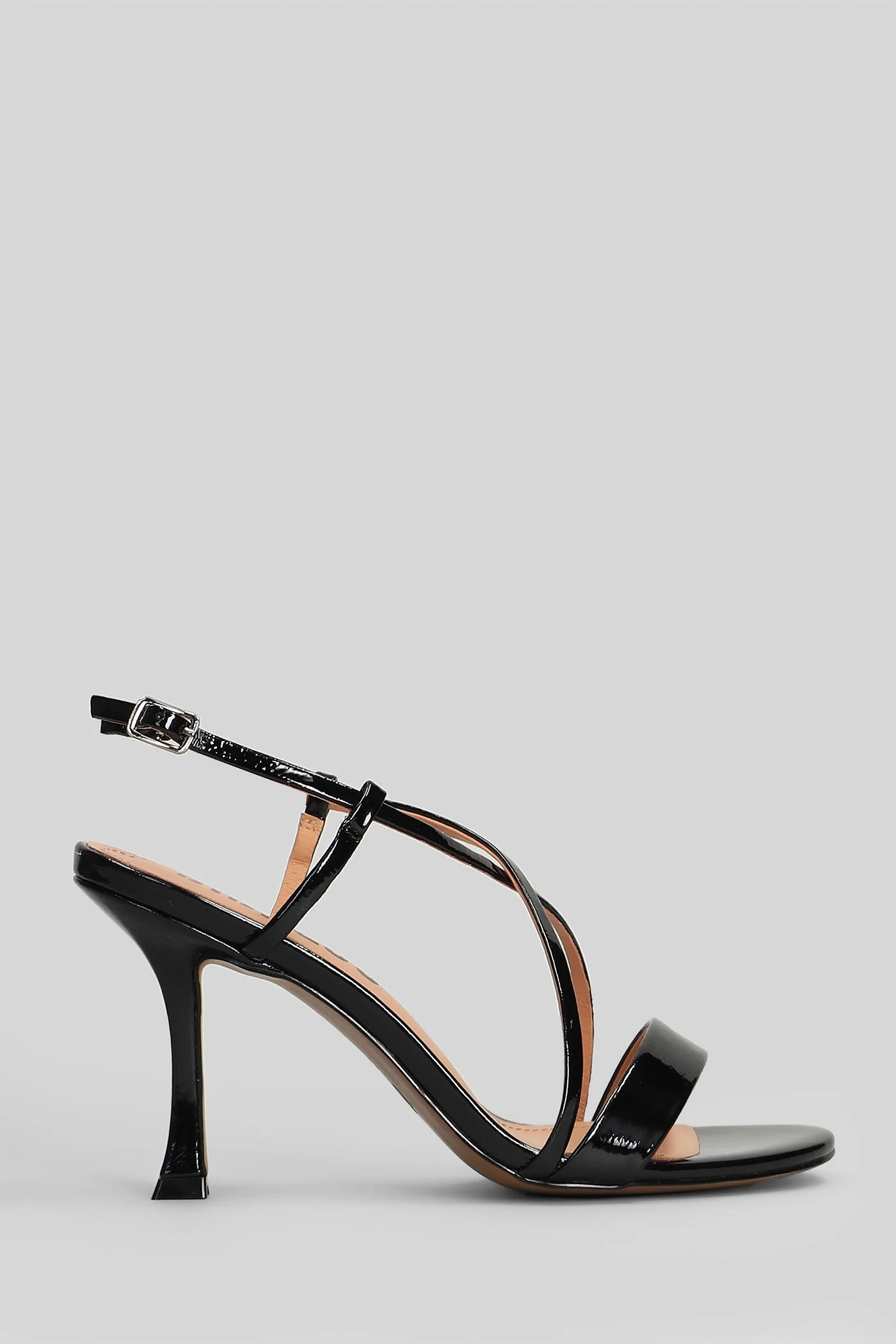 Zafiro 85 Sandals in black leather