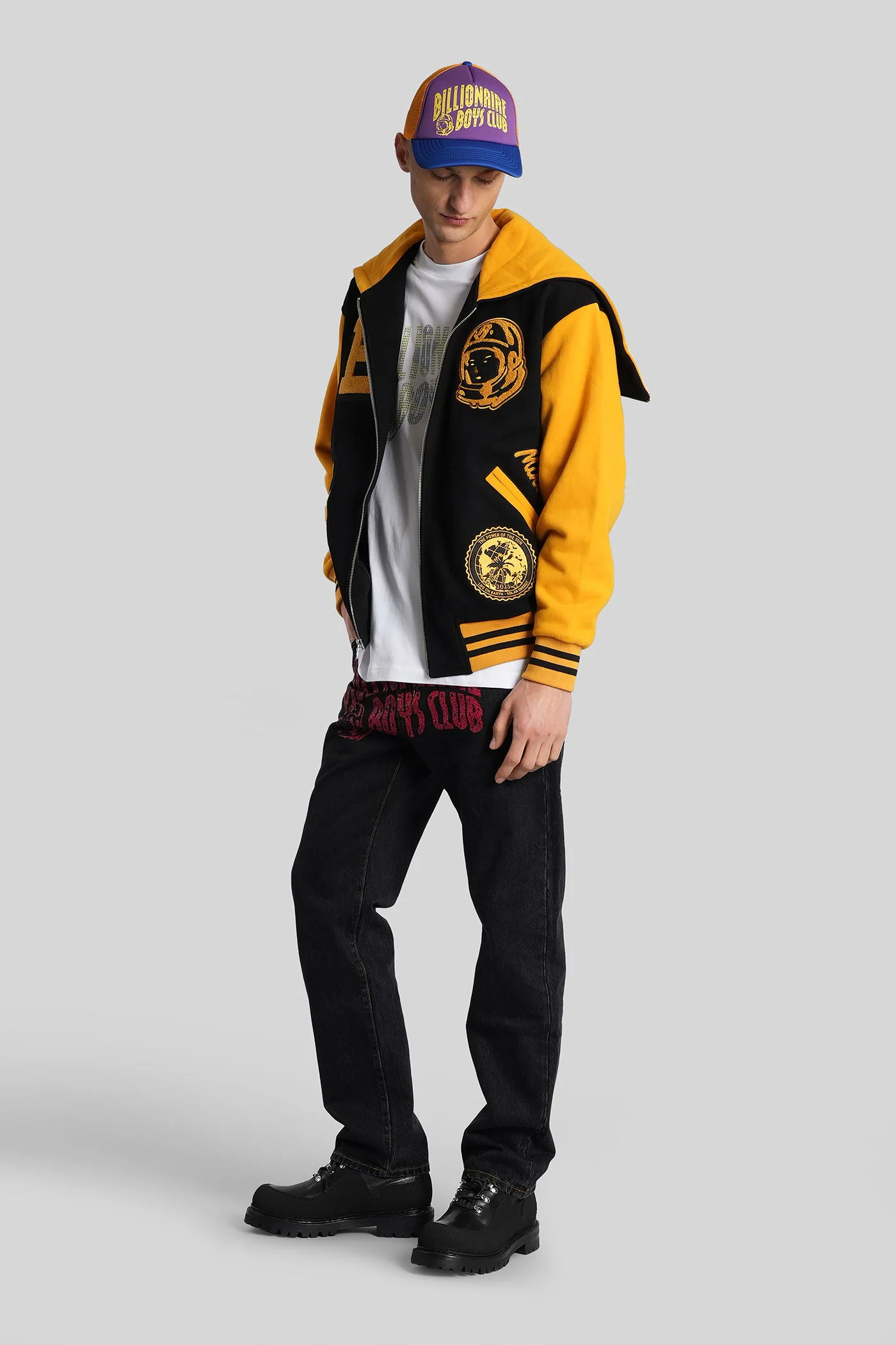 Bomber Jacket in black cotton - Image 2