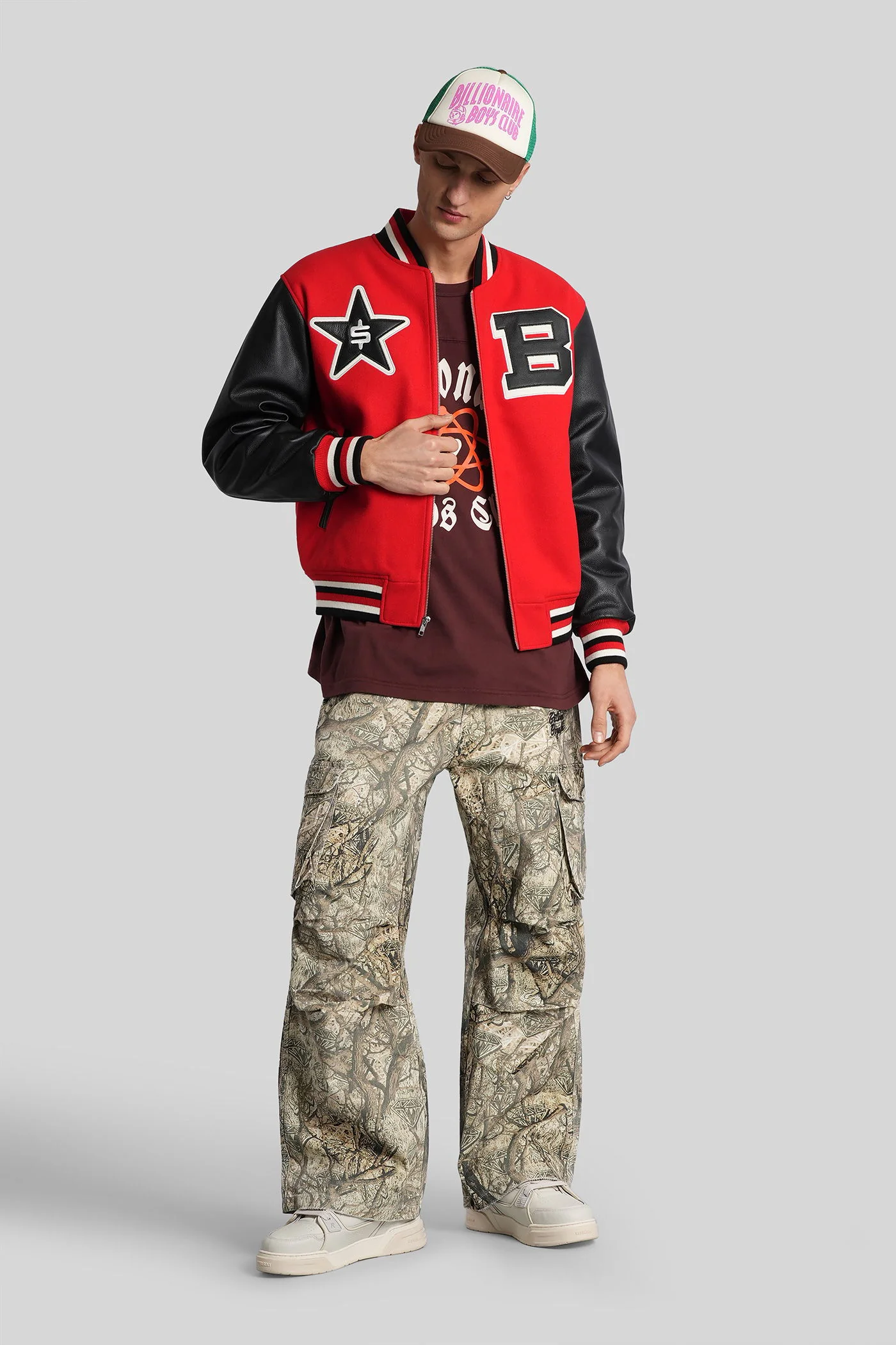 Bomber Jacket in red cotton - Image 2