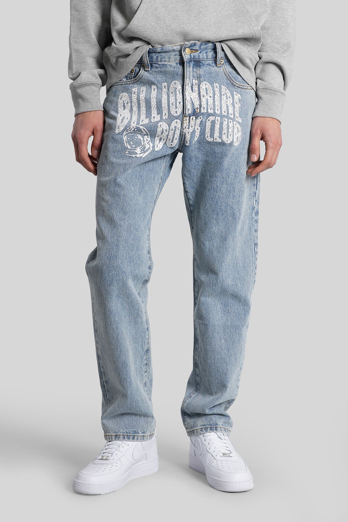 Jeans in blue cotton