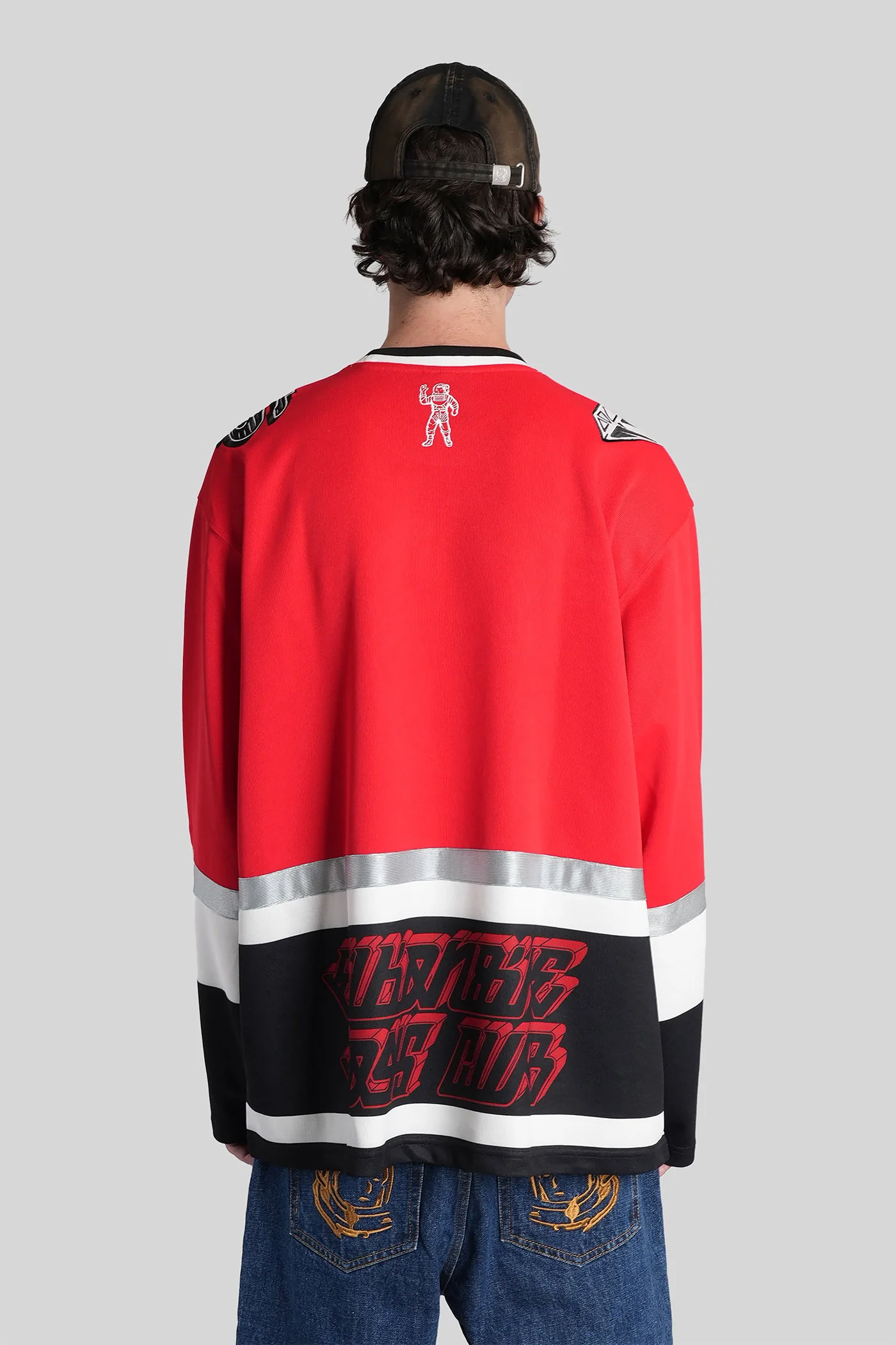 Knitwear in red polyester - Image 3