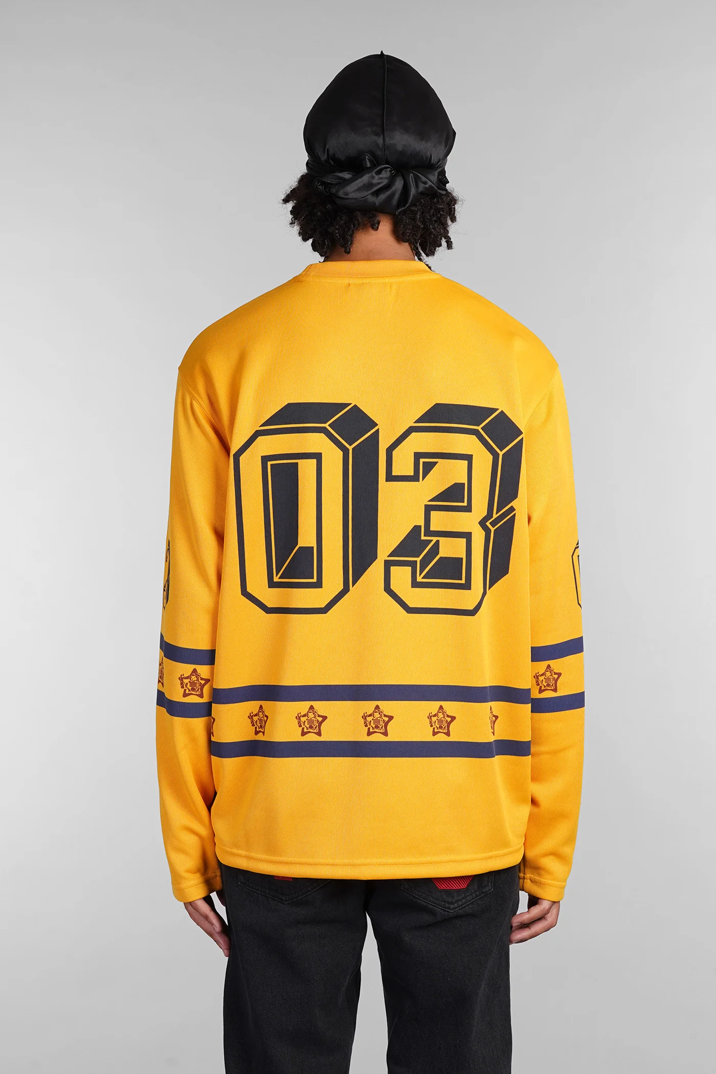 Knitwear in yellow polyester - Image 3