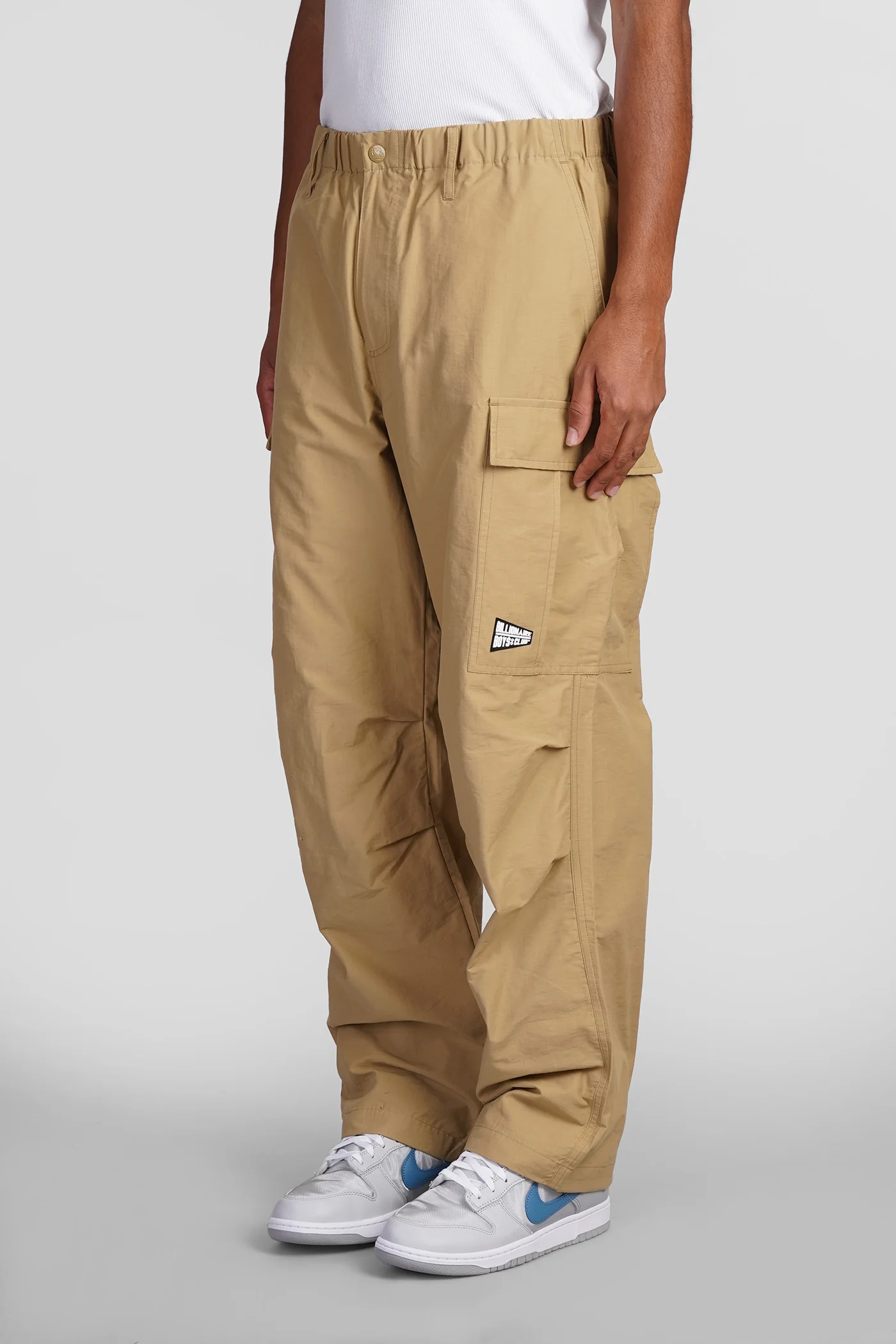 Pants in beige cotton - Image 4