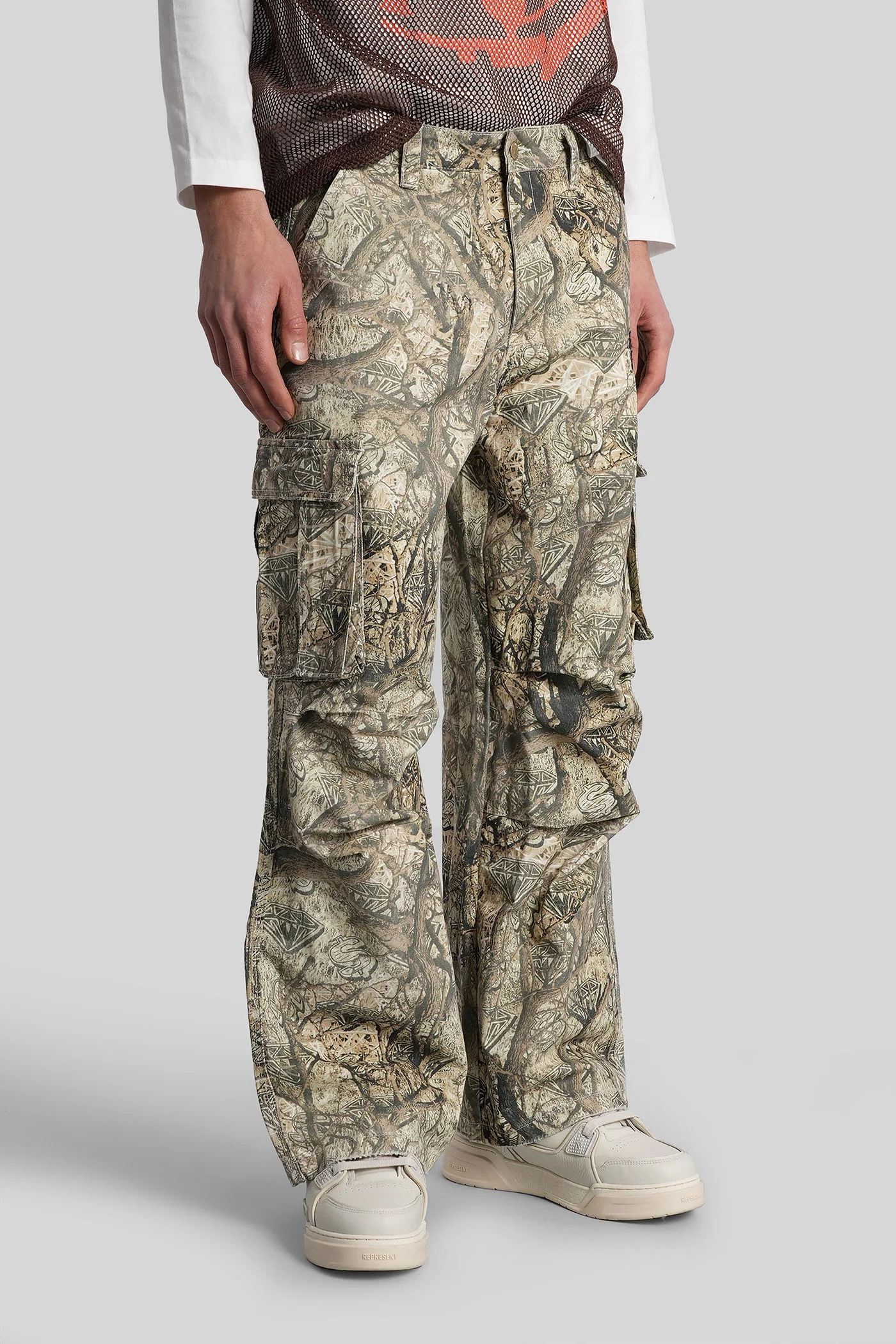 Pants in camouflage cotton - Image 4