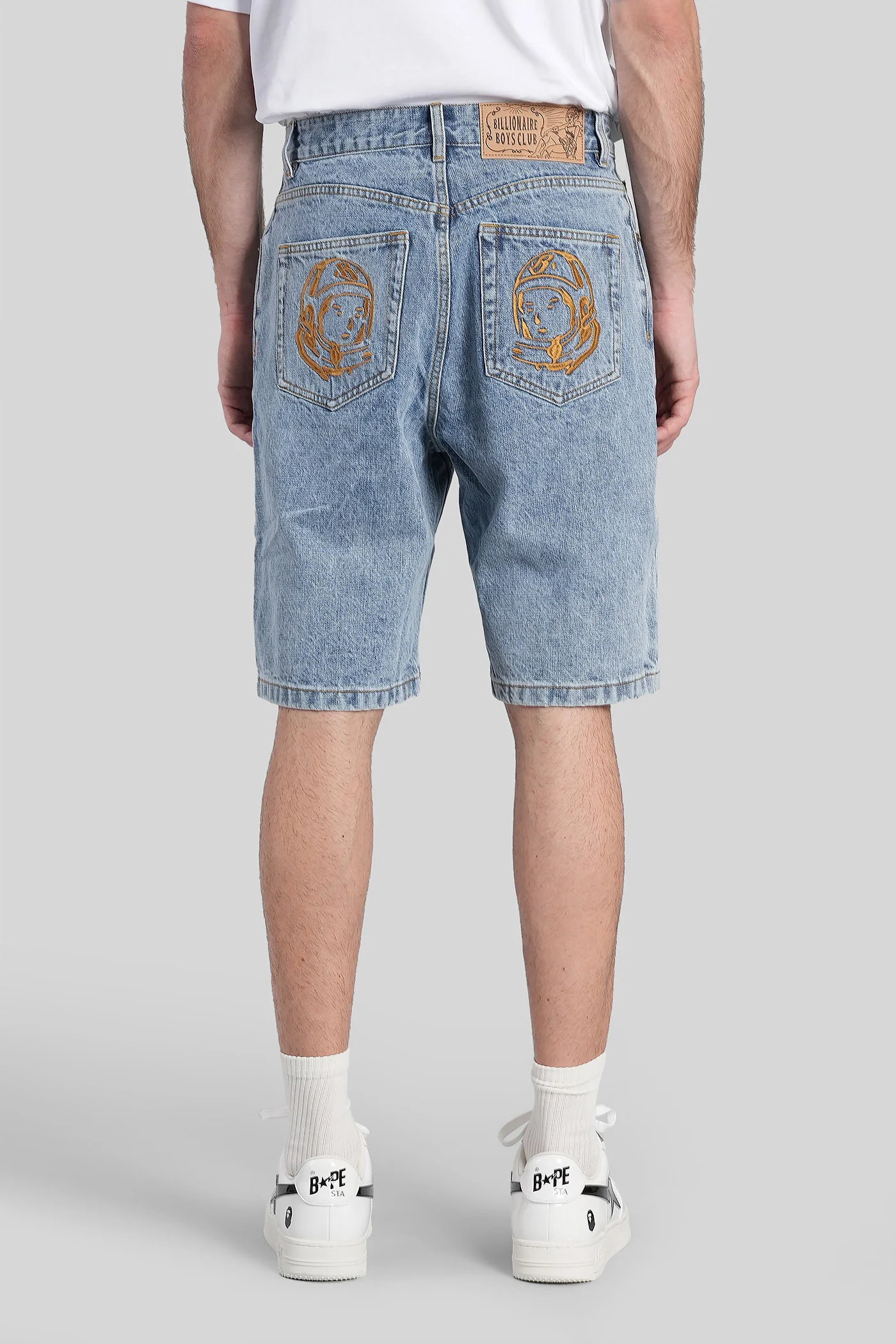 Shorts in blue denim - Image 3