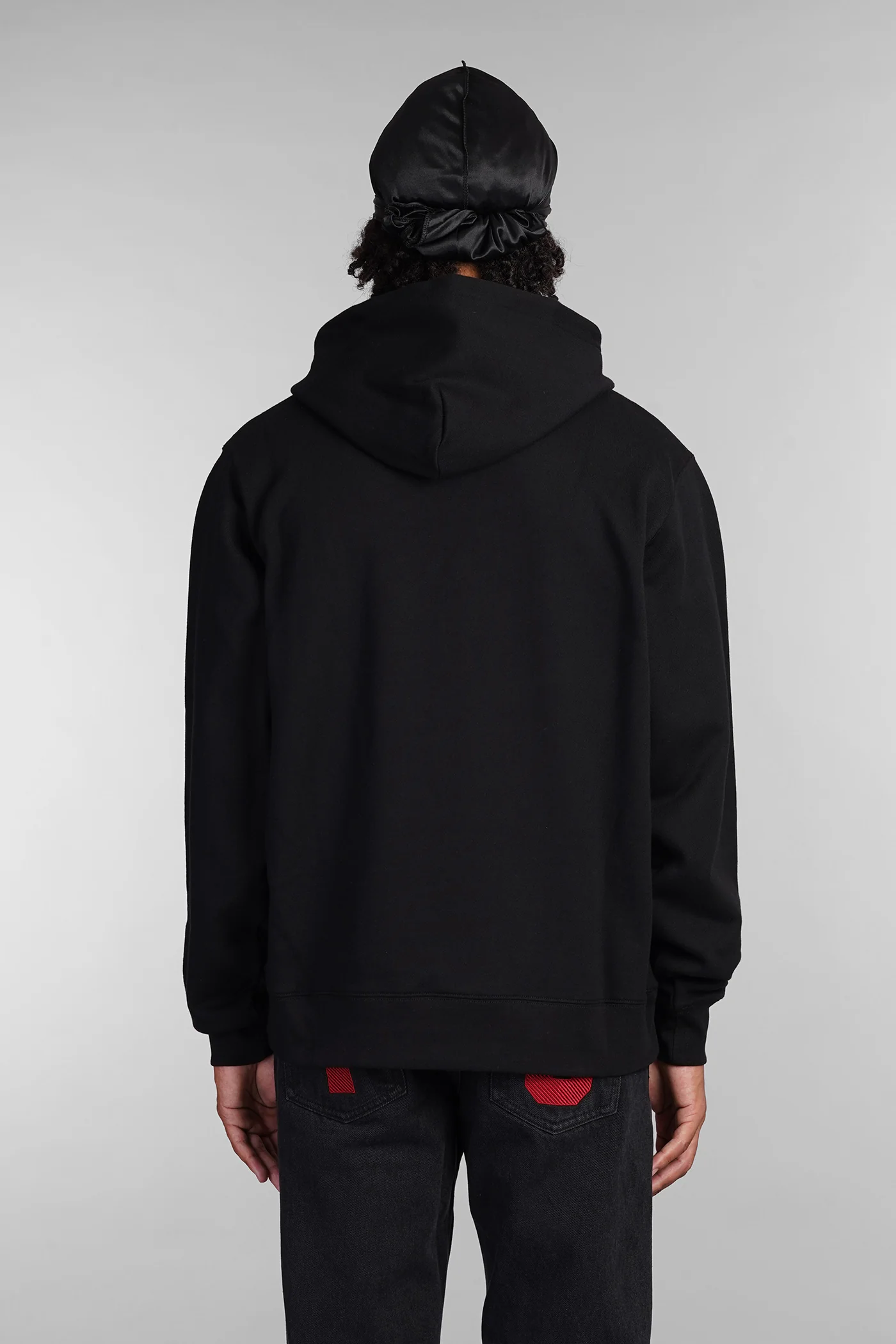 Sweatshirt in black cotton - Image 3