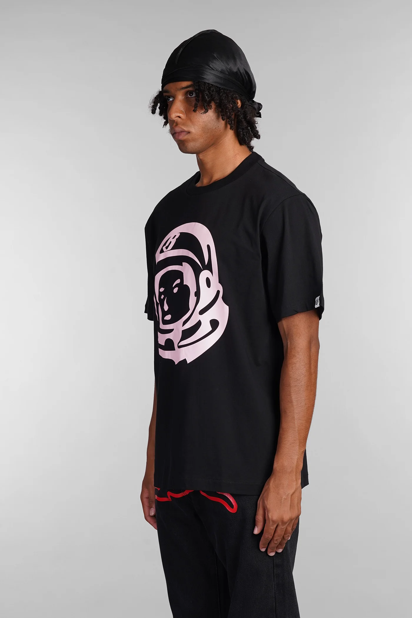 T-Shirt in black cotton - Image 4