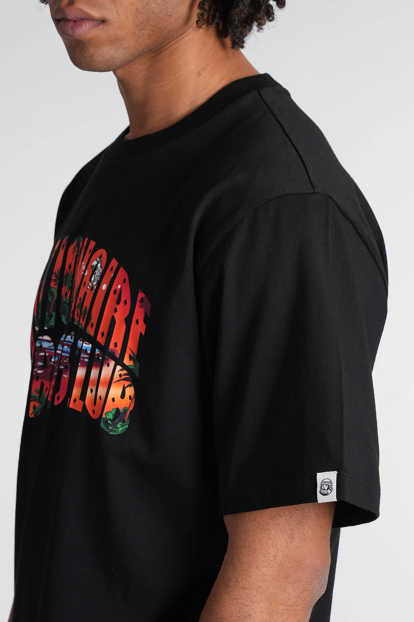 T-Shirt in black cotton - Image 5