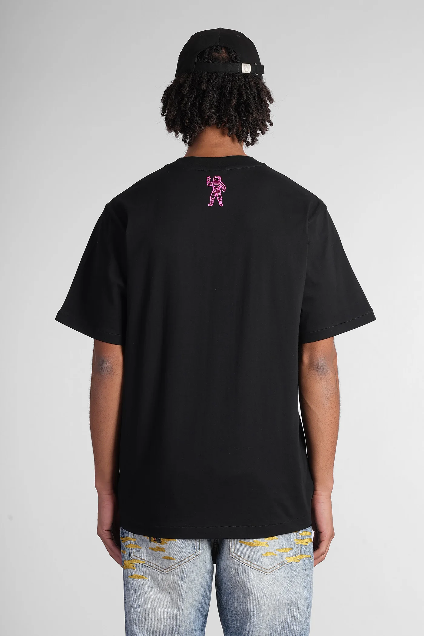 T-Shirt in black cotton - Image 3